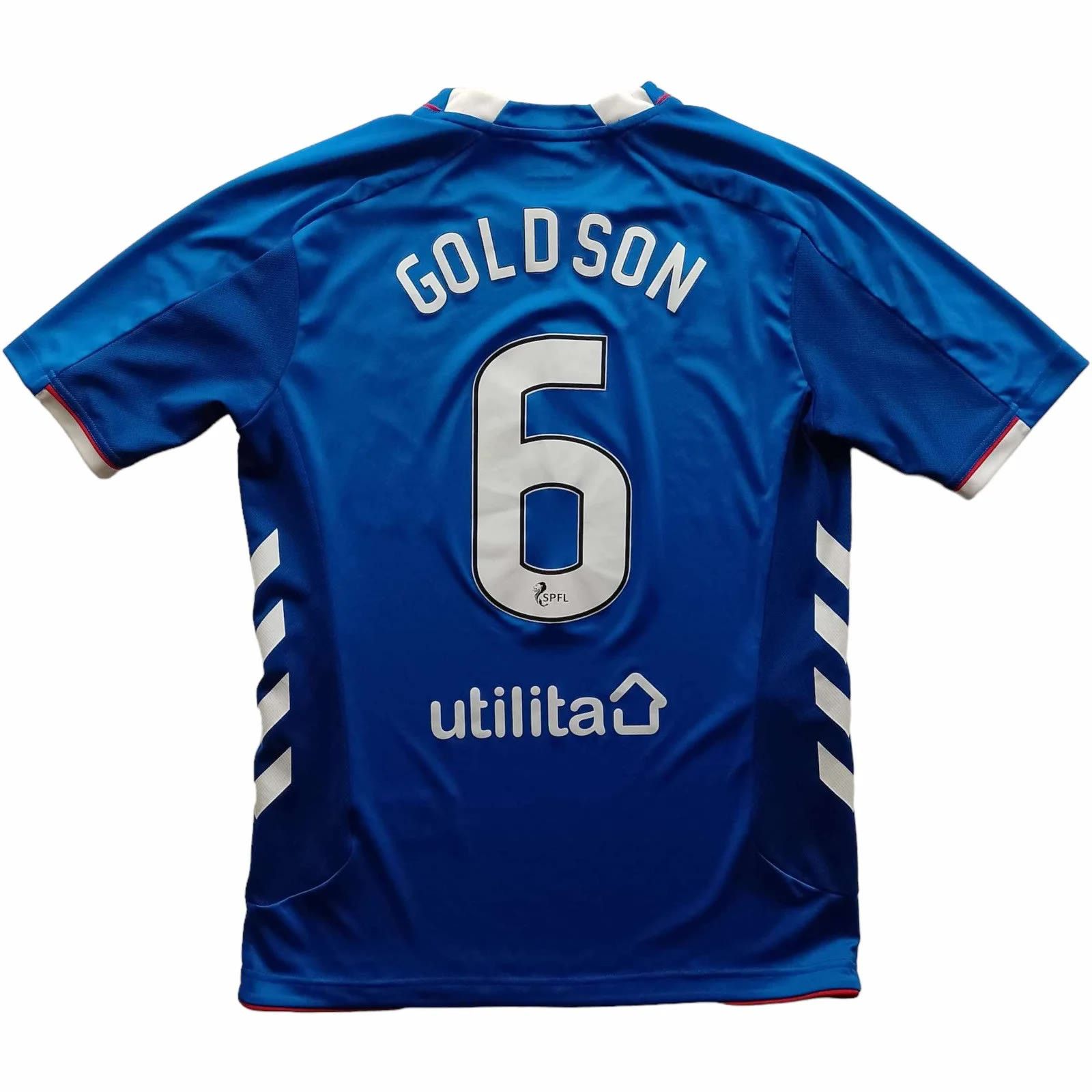 Hummel Rangers 2018-19 Hummel home Goldson football jersey size S Size US S / EU 44-46 / 1 - 1 Thumbnail