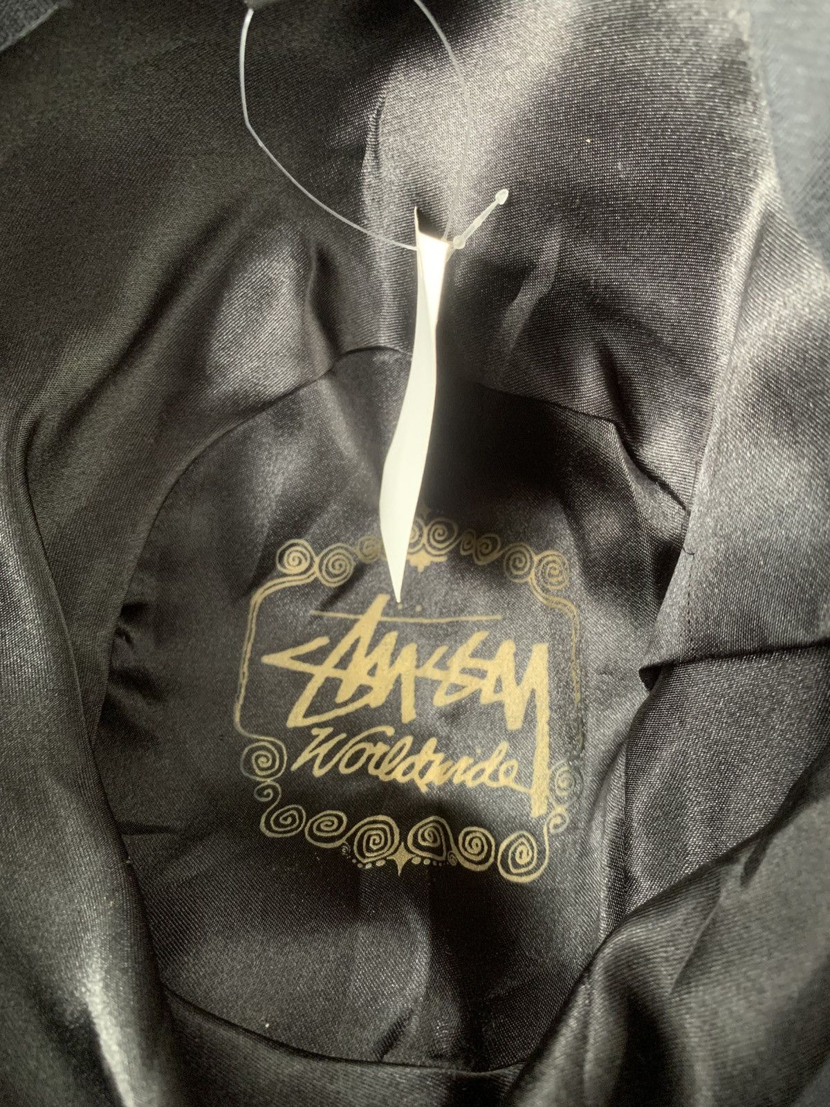 Stussy Vintage Stussy Headgear All BLACK Fedora Hat Size ONE SIZE - 6 Thumbnail