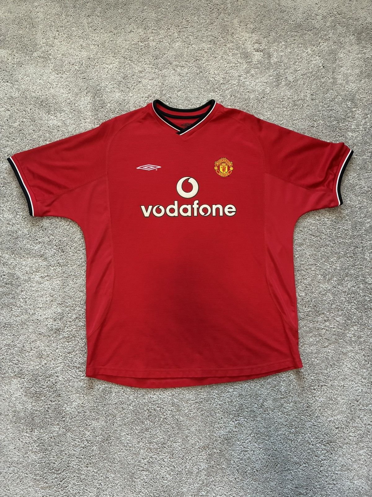 Umbro 2000/2002 Manchester United Home Kit Size US XL / EU 56 / 4 - 1 Thumbnail