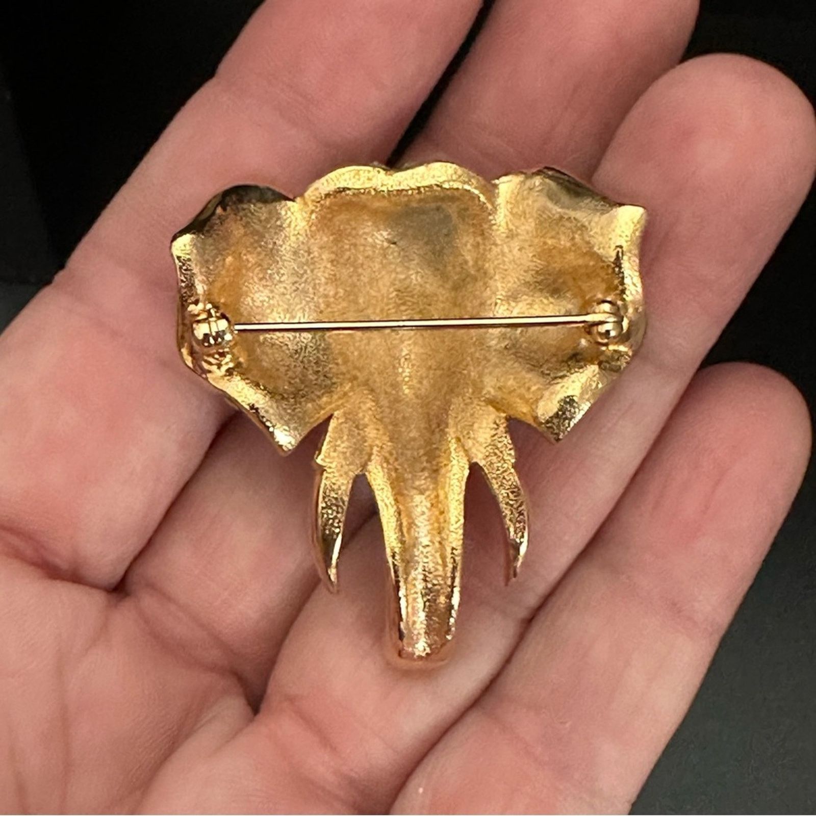 Other Vintage D’Orlan Crystal Elephant Brooch Size ONE SIZE - 5 Thumbnail
