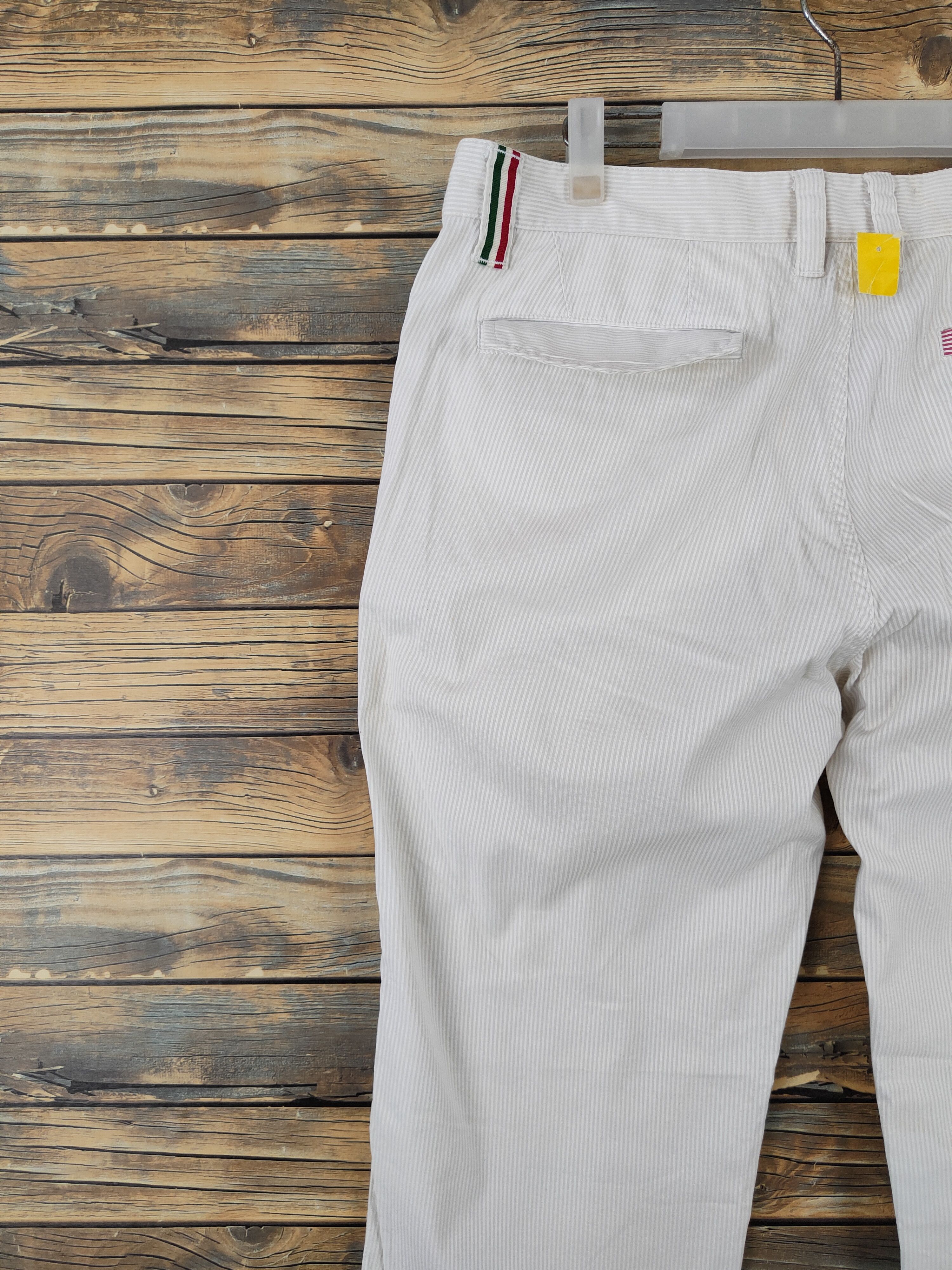 Kappa Kappa White Multipocket Tactical Cargo Pants #W1853 Size US 35 - 9 Thumbnail