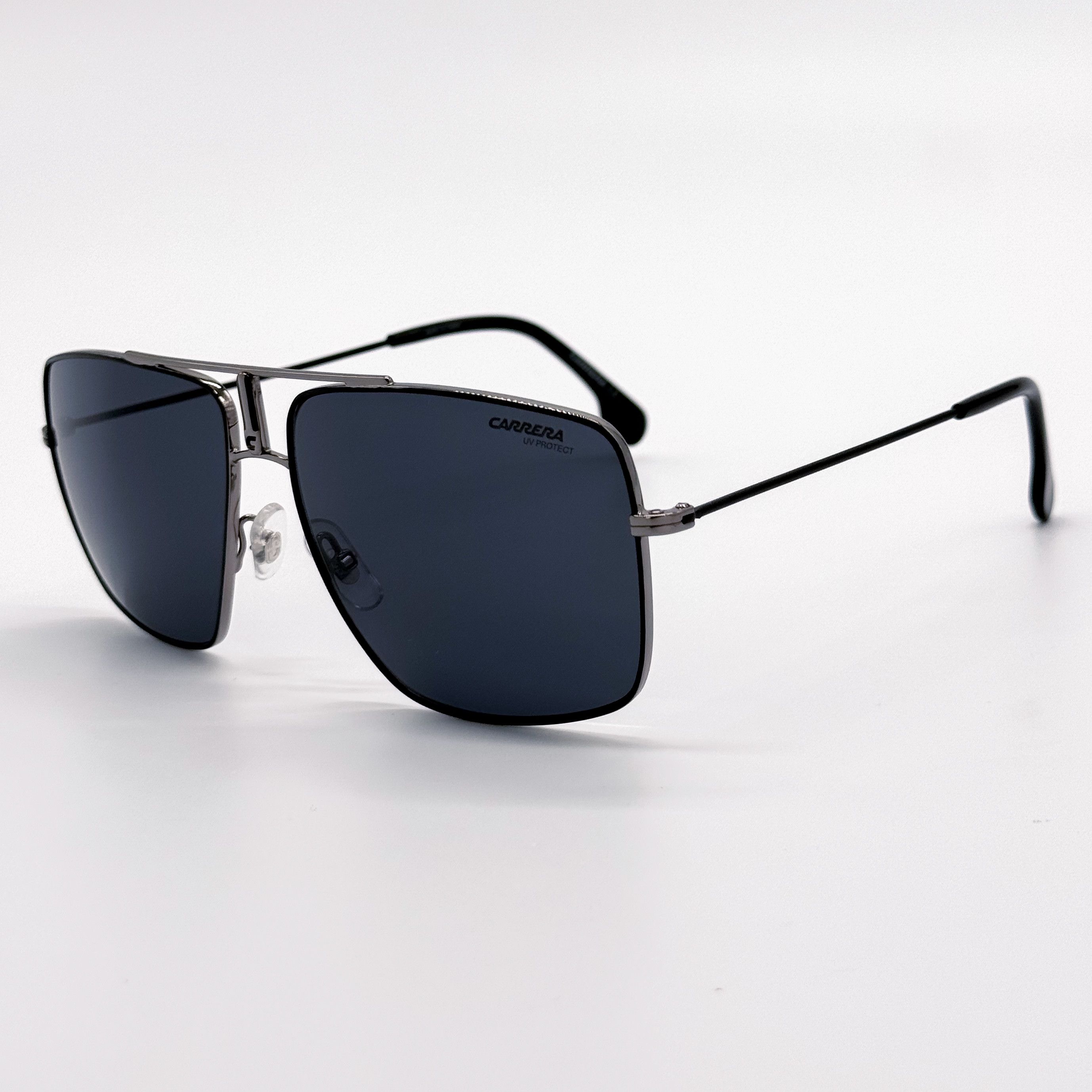 Carrera NEW CARRERA 1006/S 0TI7 SUNGLASSES MEN SILVER BLACK AVIATOR Size ONE SIZE - 1 Thumbnail