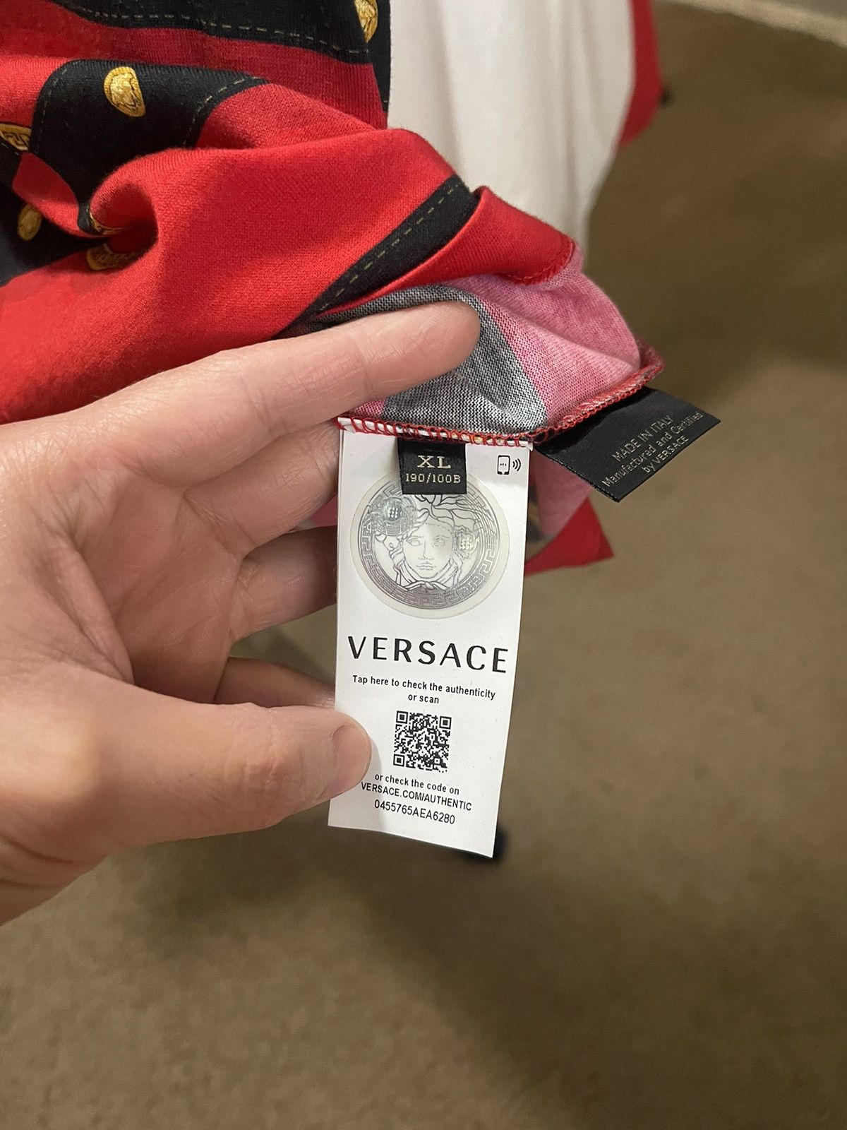 Versace Versace Harness Medusa TShirt Size US XL / EU 56 / 4 - 7 Thumbnail