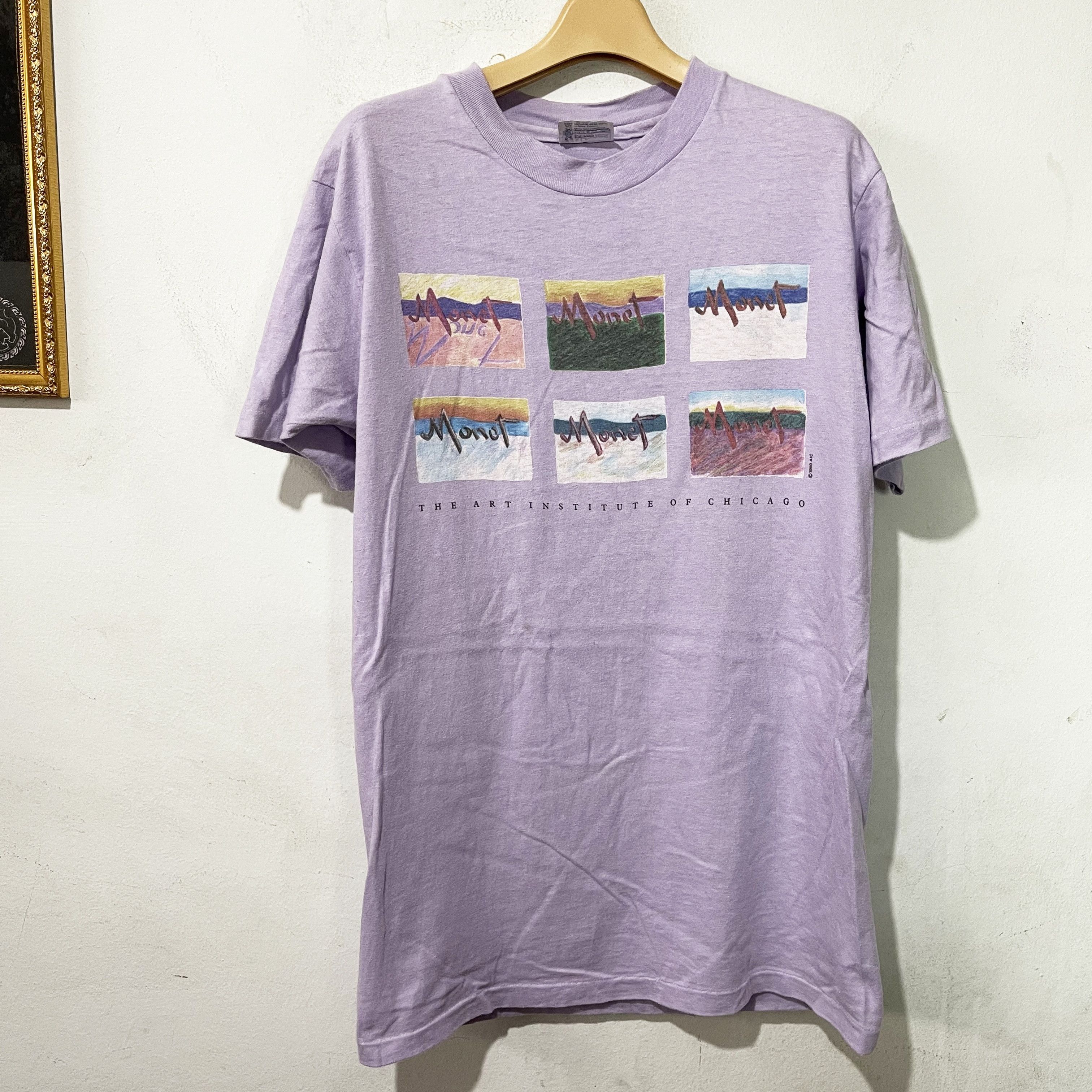 Vintage Vintage 1990 The Art Institute of chicago Monet Shirt Size US M / EU 48-50 / 2 - 1 Thumbnail