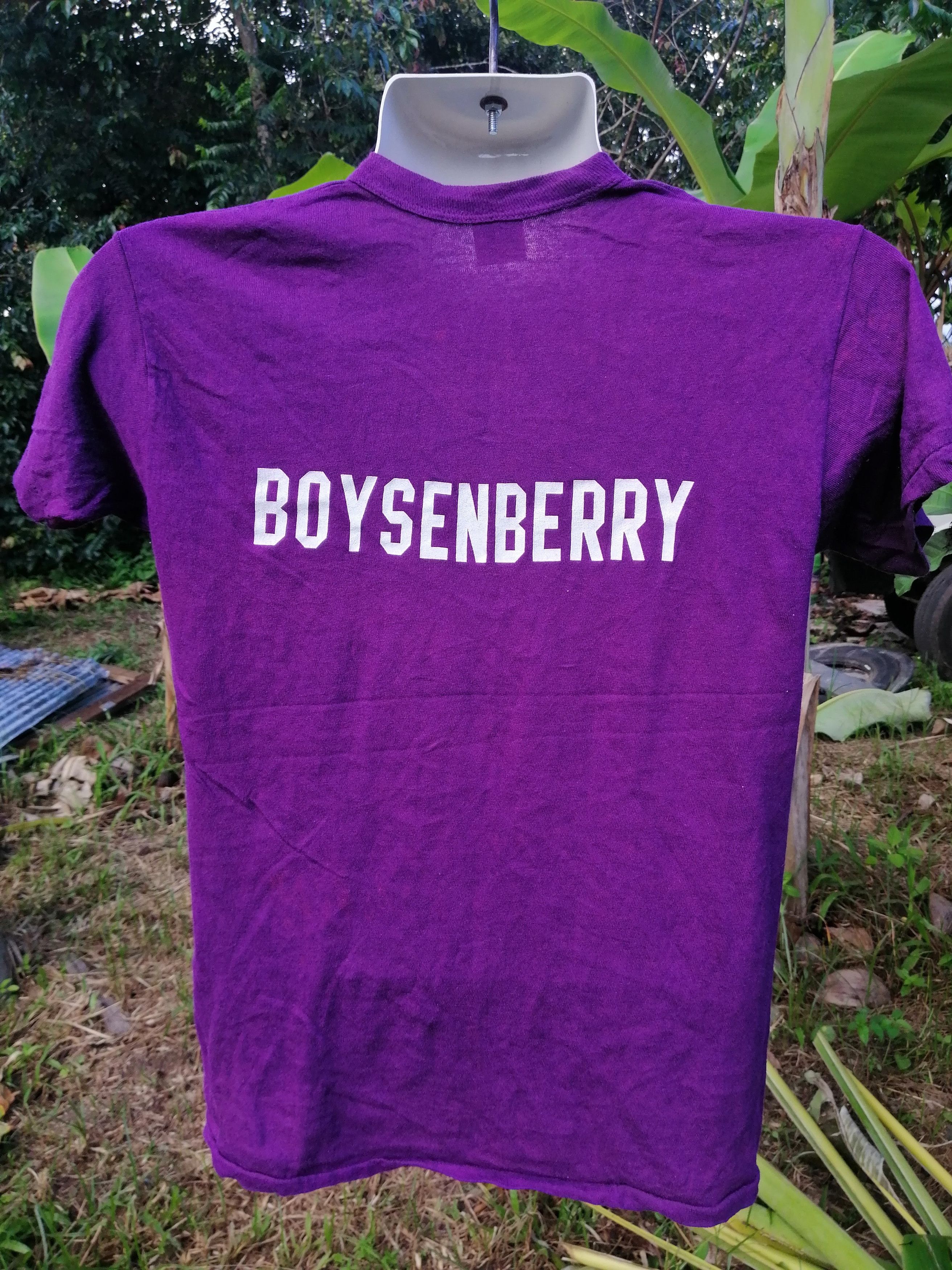 Russell Athletic 1970s Haagen Dazs Ice Cream Boysenberry Vintage T Shirt Size US S / EU 44-46 / 1 - 10 Thumbnail