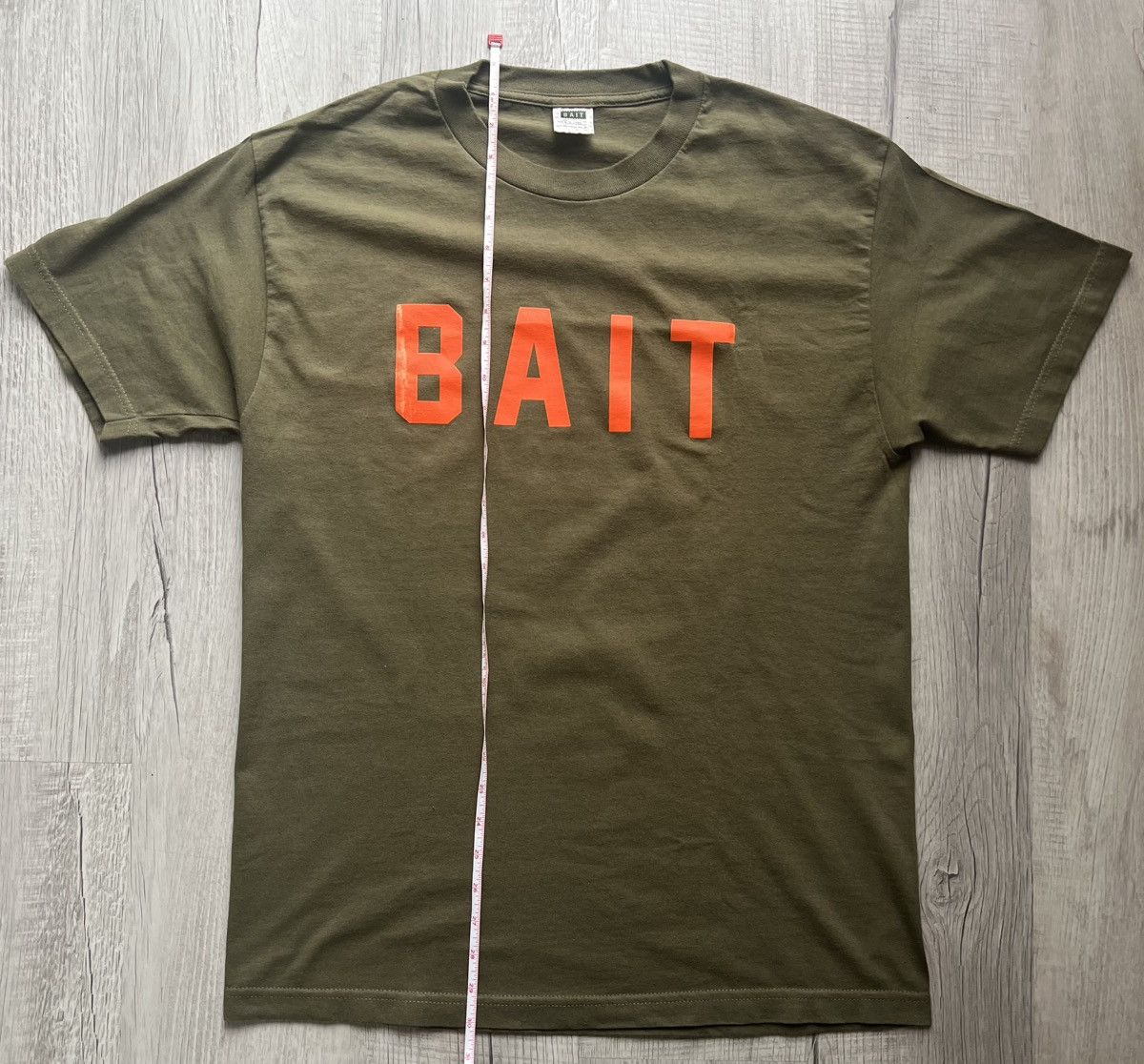 Bait Bait Olive Green Logo Tee Size US L / EU 52-54 / 3 - 3 Thumbnail
