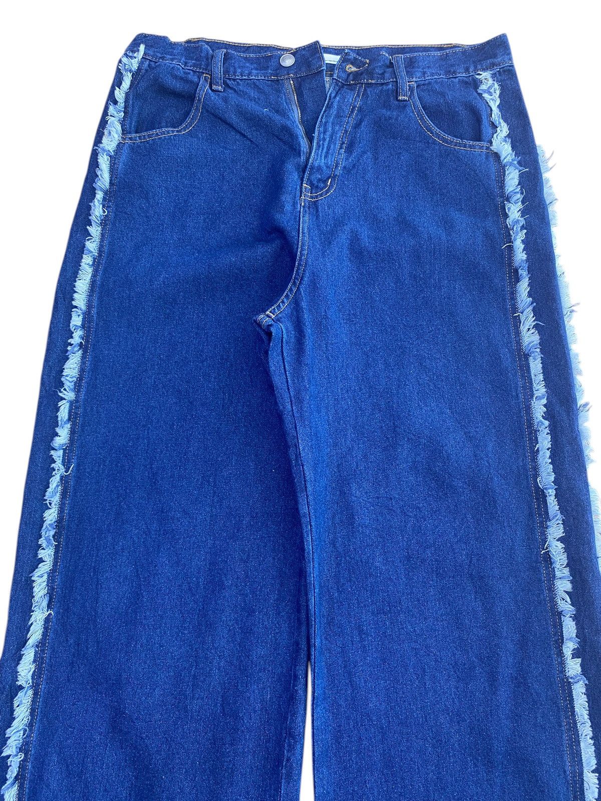 Japanese Brand Japanese Brand Side Stripe Style Baggy Jeans Size US 34 / EU 50 - 2 Thumbnail