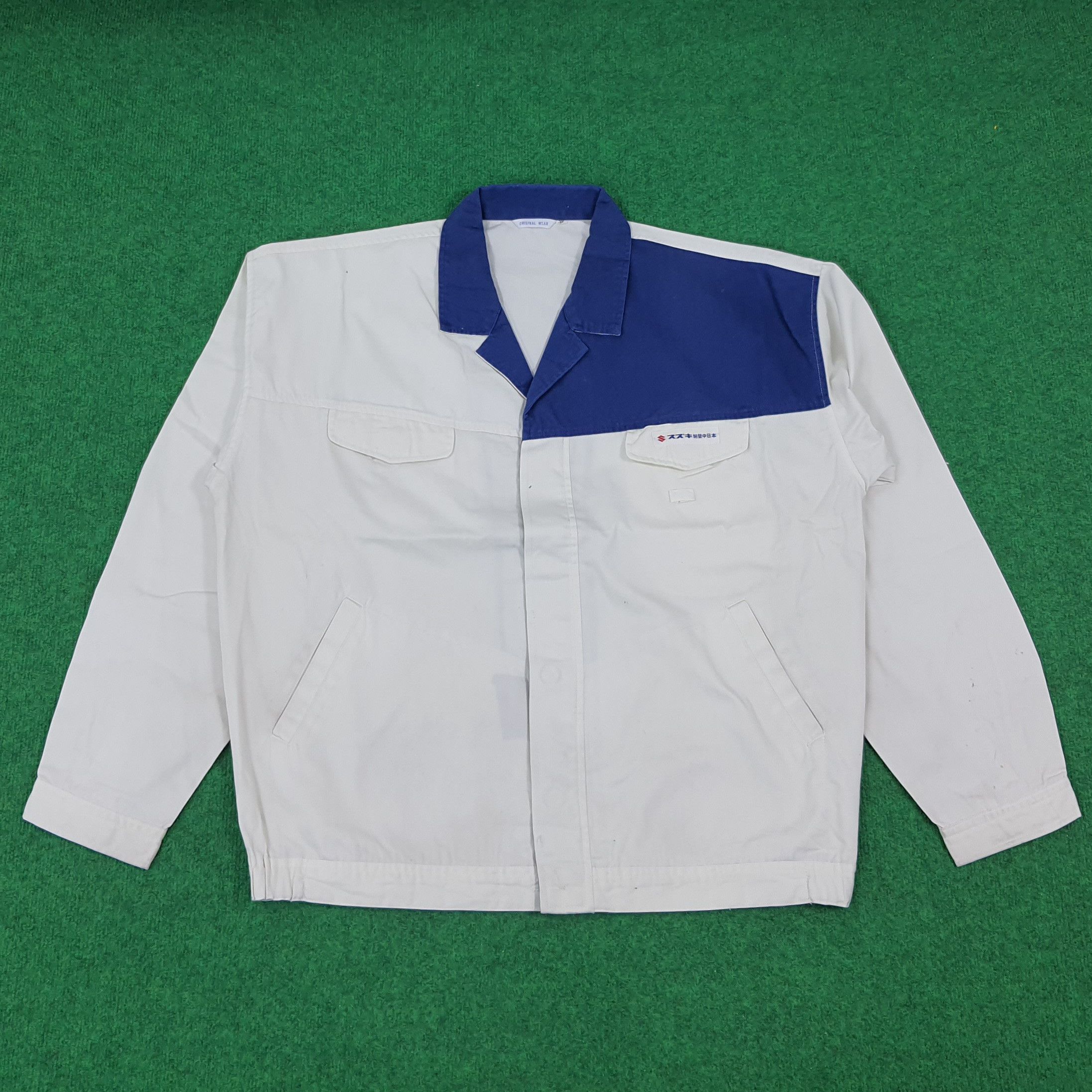 Vintage Suzuki Japan Motorsports Automotive Workwear Jacket