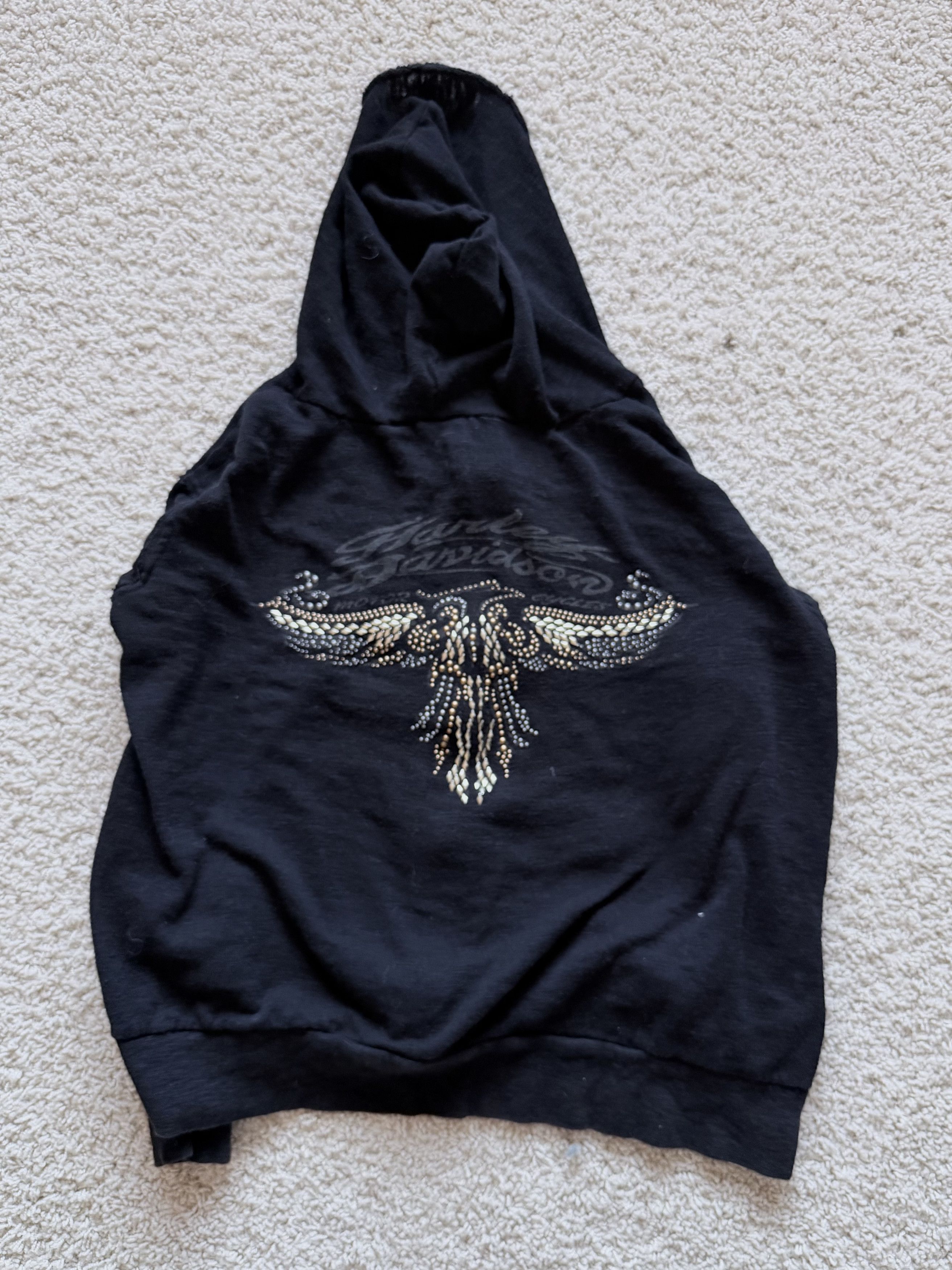 Harley Davidson Harley Davidson Bedazzled Hoodie Size XL / US 12-14 / IT 48-50 - 1 Thumbnail