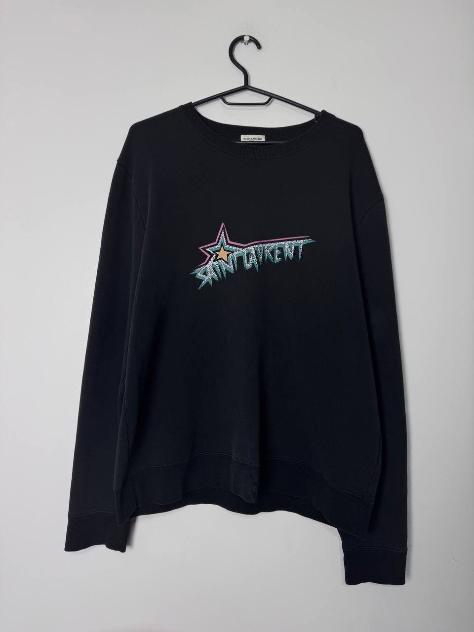 Saint Laurent Paris Saint laurent paris star logo sweatshirt Size US S / EU 44-46 / 1 - 1 Thumbnail