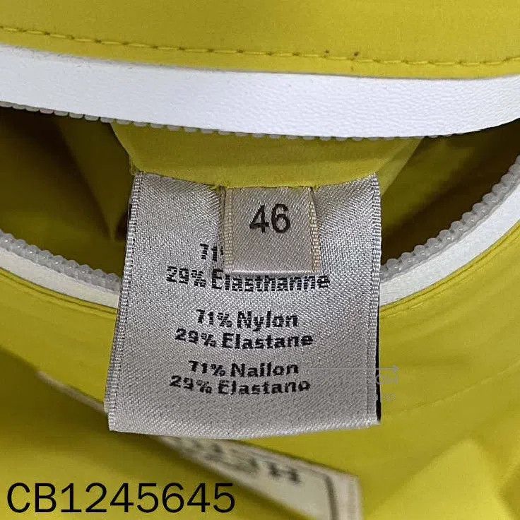 Hermes Hermes Neon Yellow Tech Fabric Sleeveless Jacket Size L / US 10 / IT 46 - 4 Thumbnail