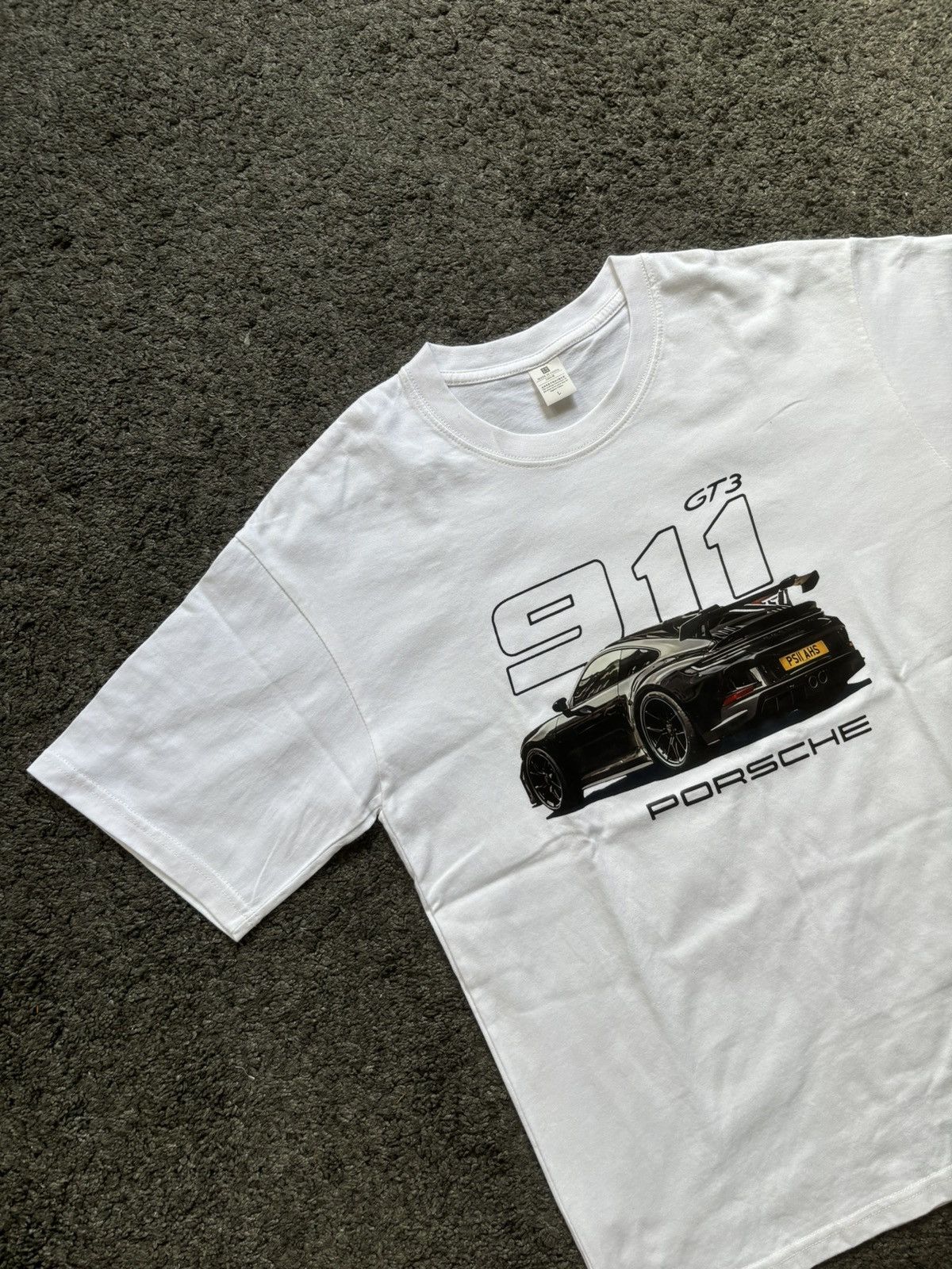 Porsche Design × Vintage Vintage racing Porsche 911 GT3 heavyweight white tee Size US M / EU 48-50 / 2 - 3 Thumbnail