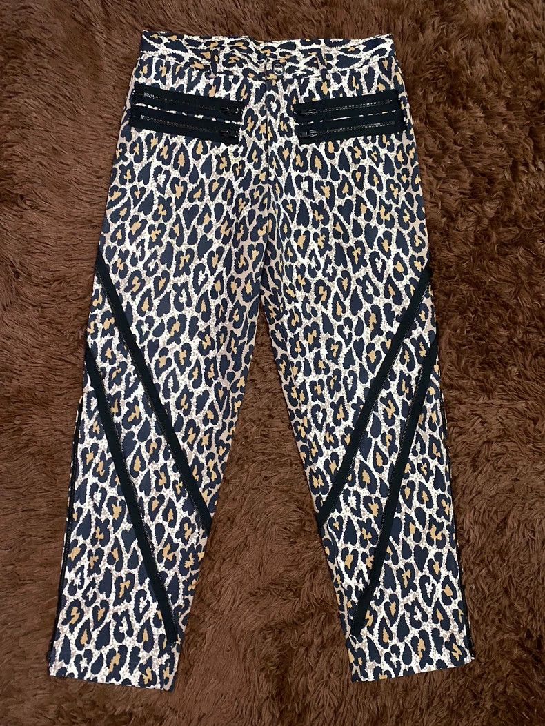 Number (N)ine Number (n)ine Leopard Print Cargo Pants- dmc Size US 28 / EU 44 - 1 Thumbnail