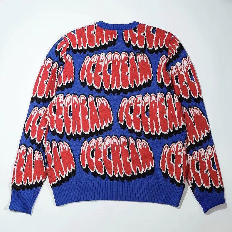 Billionaire Boys Club BBC ICECREAM Flying Dog Bubble Logo Knit Sweater Size US L / EU 52-54 / 3 - 3 Thumbnail