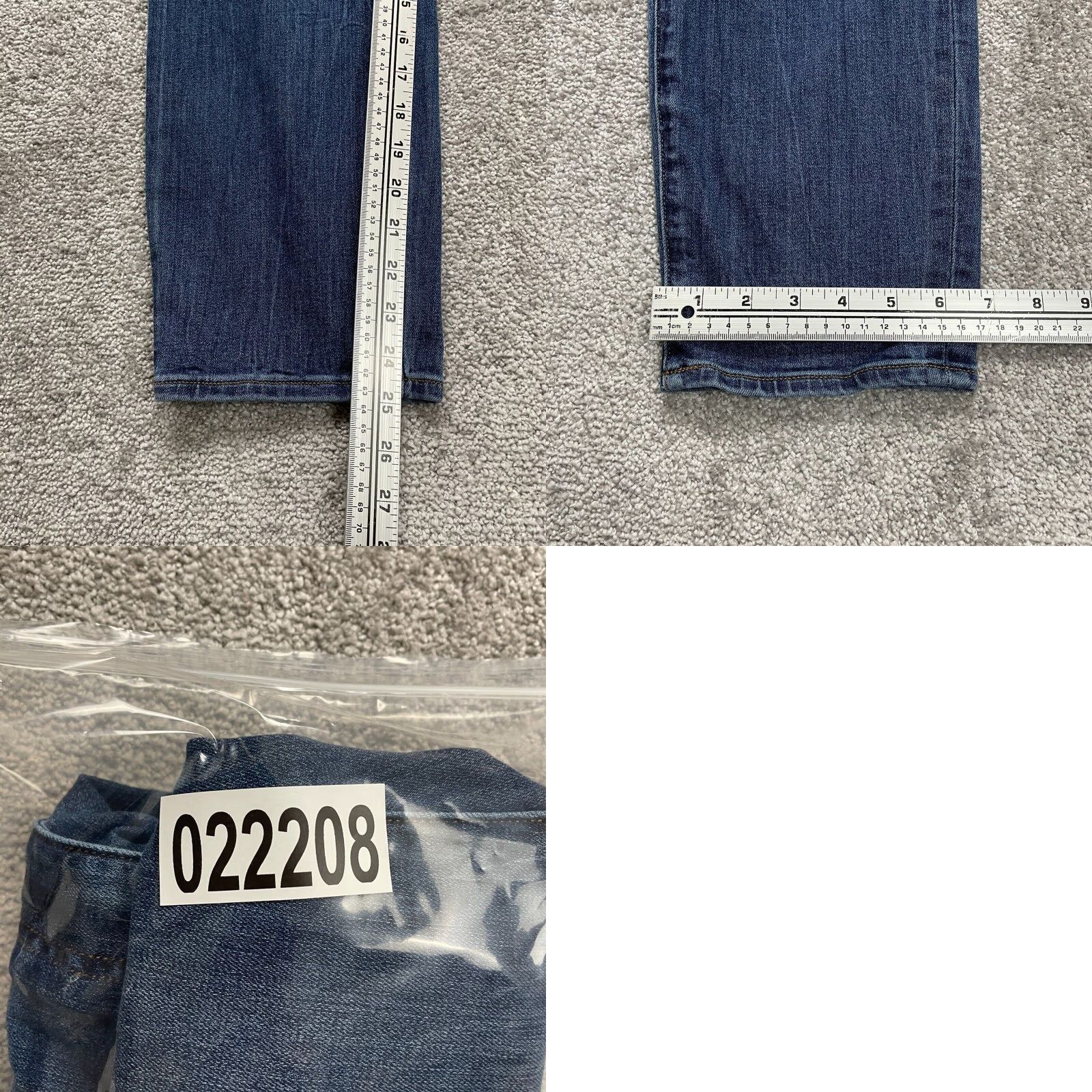Lands' End Lands' End Denim Jeans Womens 10 Blue Straight Leg High Rise 31x25 Jeans Womens Regular 5-Pocket Design Size 32" / US 10 / IT 46 - 9 Thumbnail
