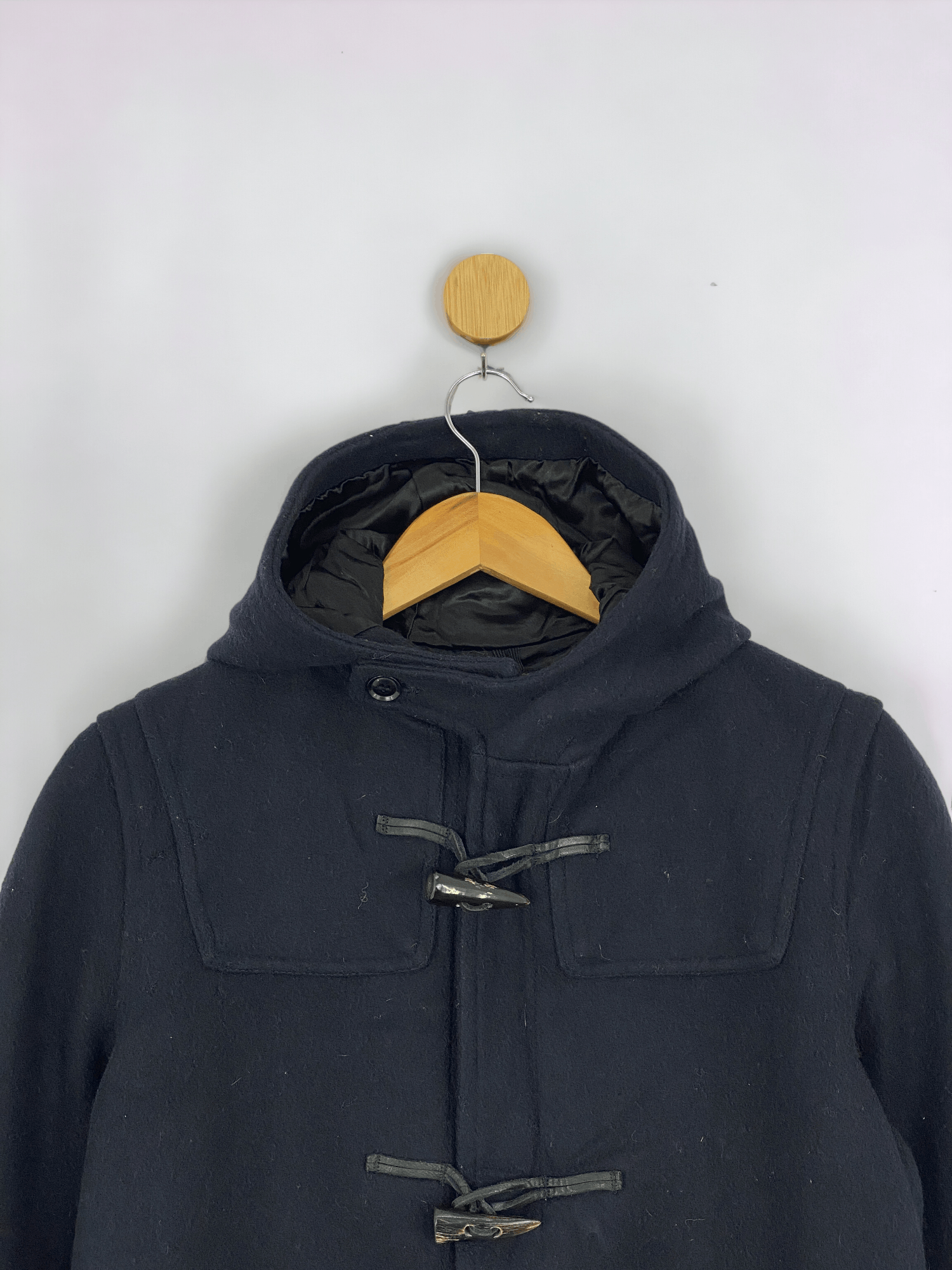 Fidelity Fidelity By Gerald & Stewart Navy Duffle Coat Wool JA0052 Size US M / EU 48-50 / 2 - 2 Thumbnail