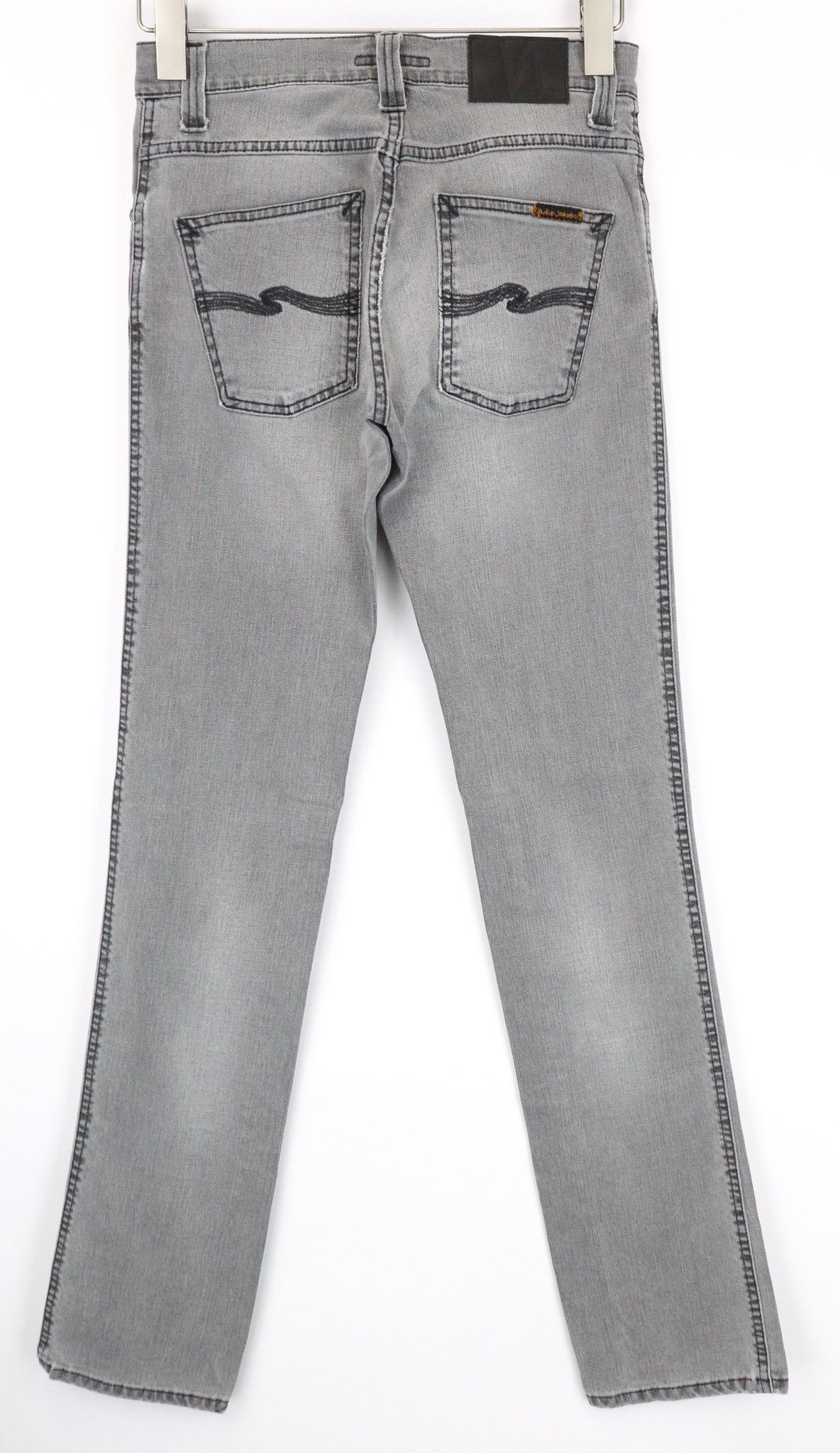 Nudie Jeans JIM W28/L34 Grey Slim Stretch Zip-Fly Jeans 74200 Size US 28 / EU 44 - 2 Thumbnail