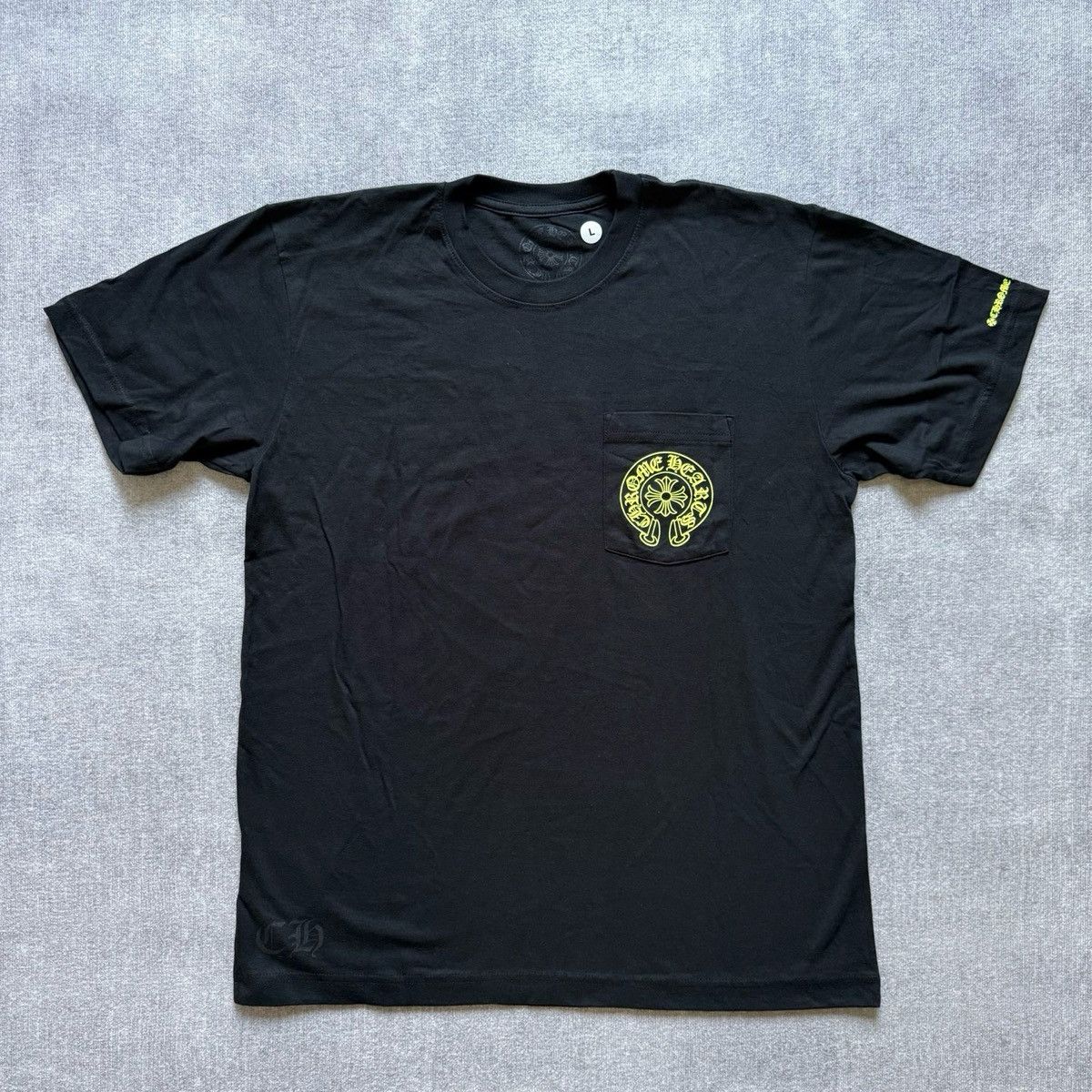 Chrome Hearts Chrome Hearts Yellow RS3 Black T Shirt | Grailed
