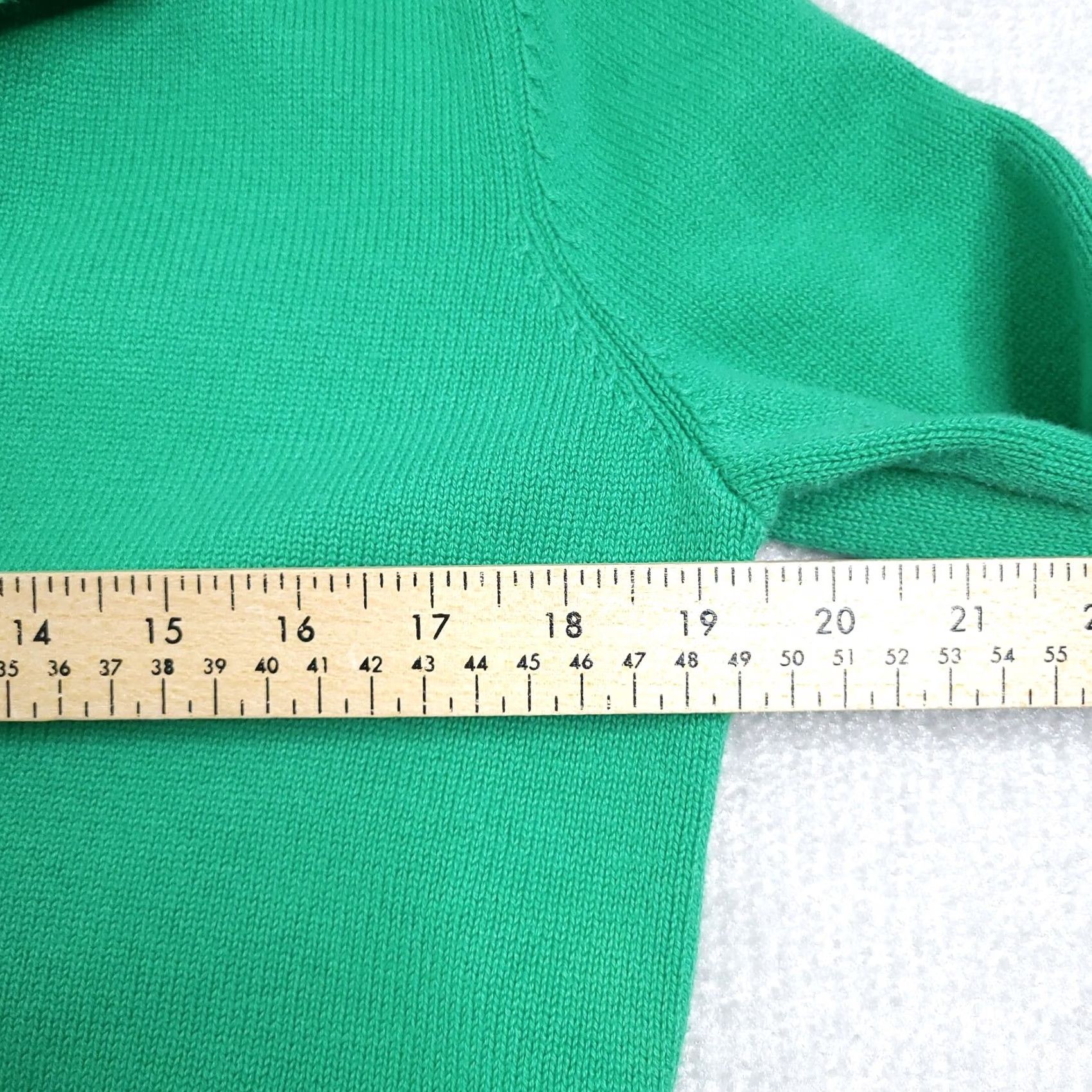 Jones New York VINTAGE Jones New York Sport Sweater Women's Large Green Pullover Button Size L / US 10 / IT 46 - 4 Thumbnail