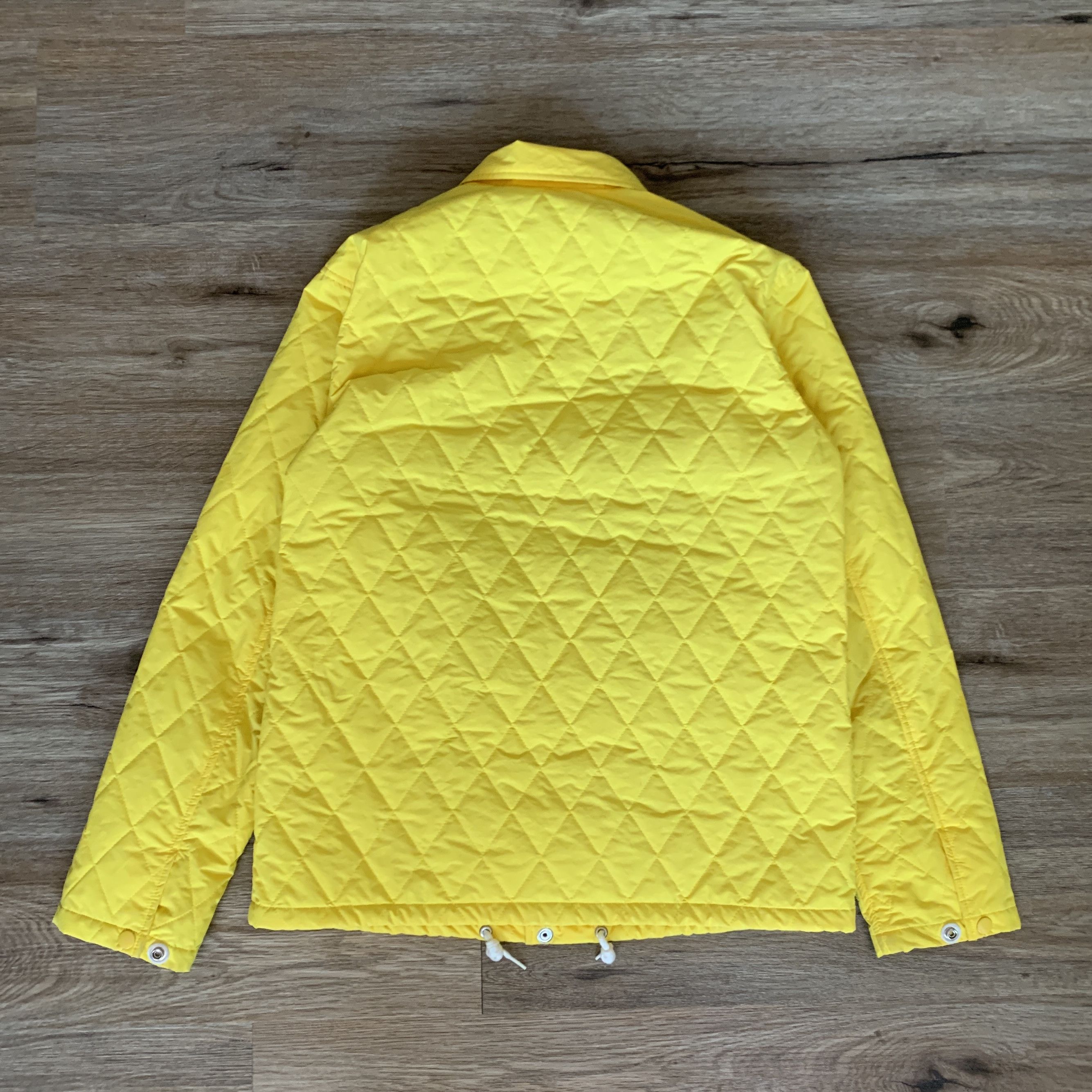 Bedwin & The Heartbreakers “Jill” Quilted Coaches Jacket Yellow - 3 Size US L / EU 52-54 / 3 - 5 Thumbnail