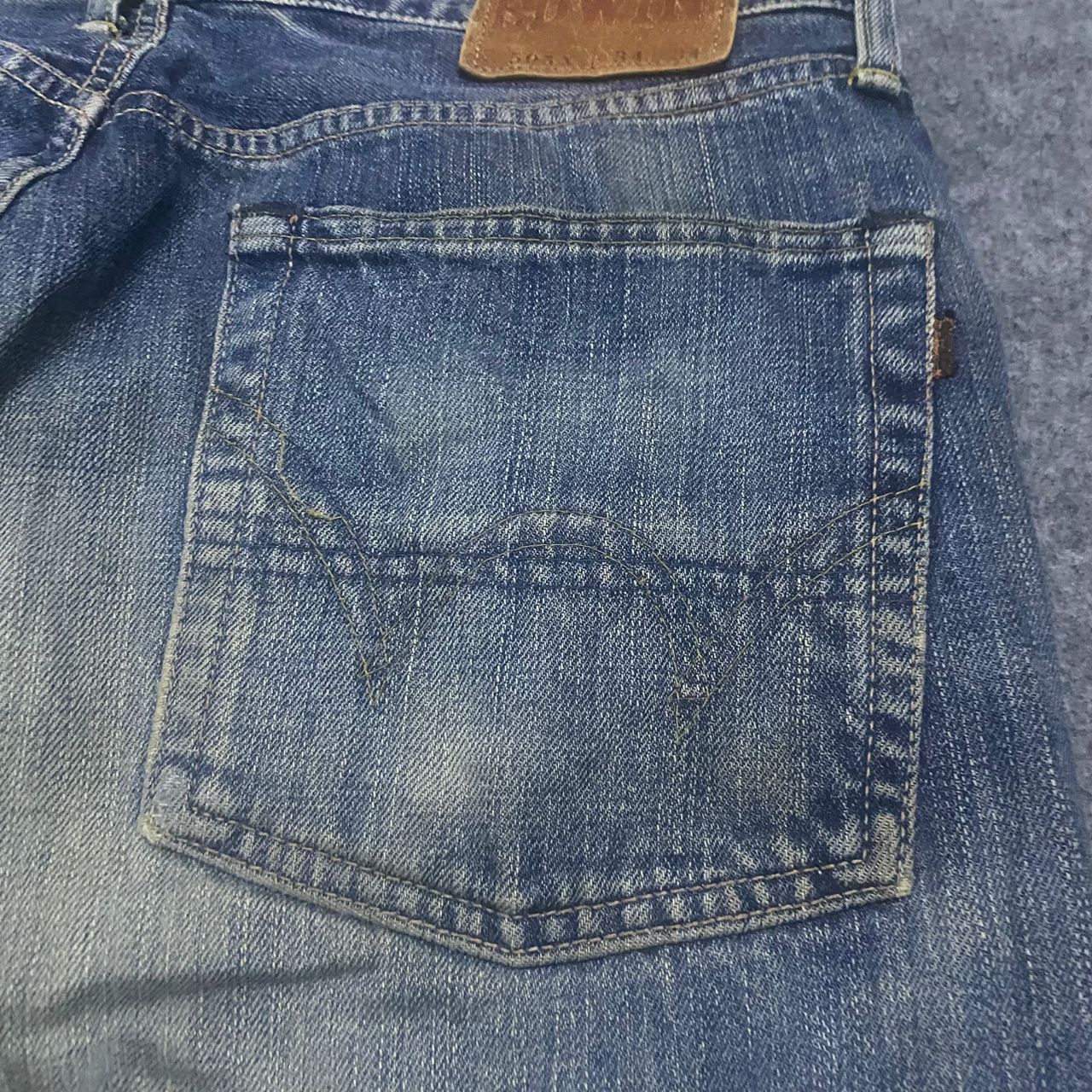 Edwin 💥Best Offer💥Vintage Edwin 505x Selvegde Distressed Denim Size US 35 - 15 Thumbnail