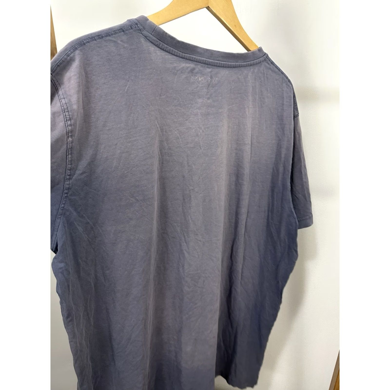 Wrangler VINTAGE Wrangler T-Shirt 2XT Blue Gradient Sun Faded Pocket Front Work WIP Mens Shirt Size US XXL / EU 58 / 5 - 5 Thumbnail