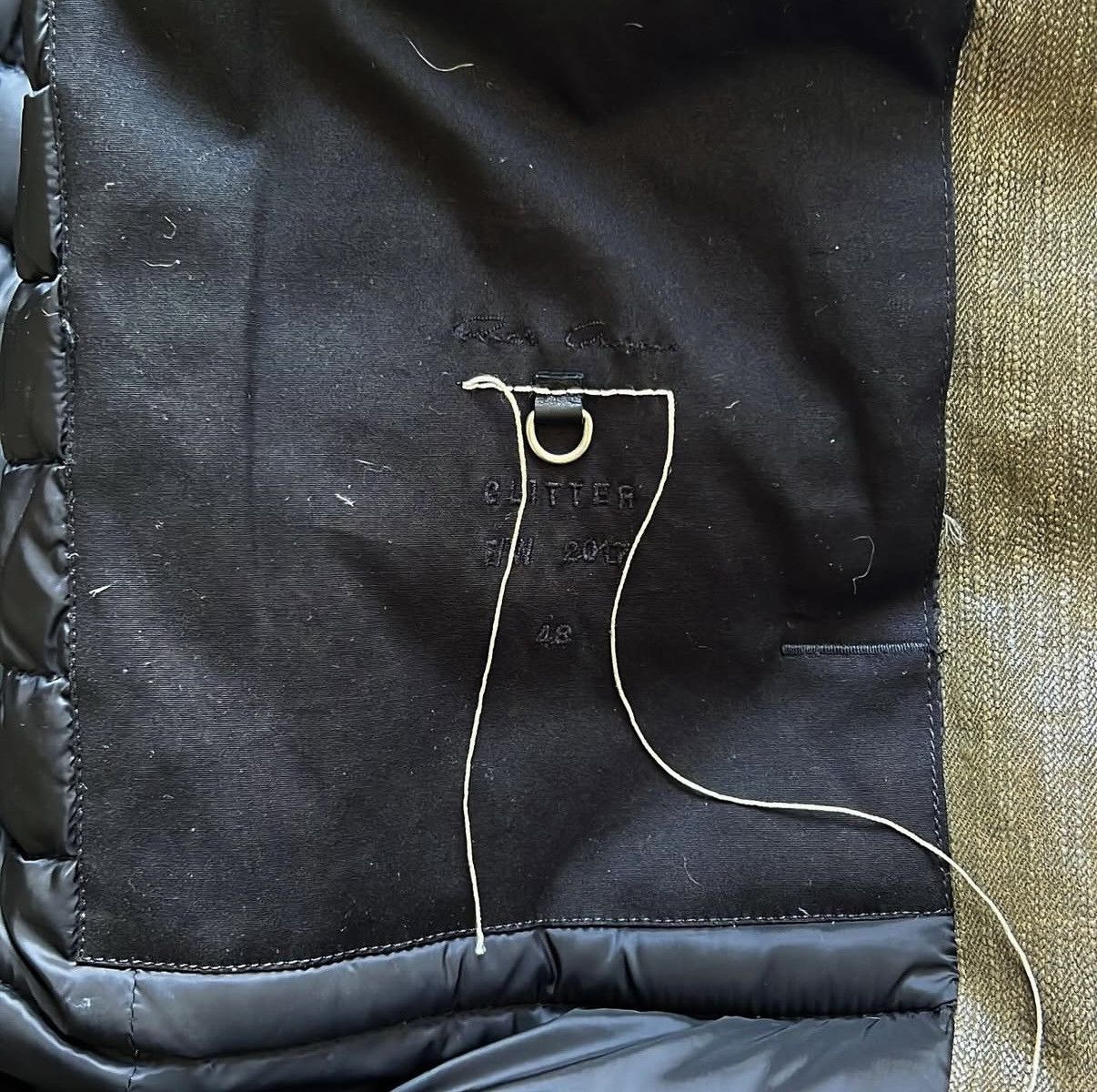 Rick Owens Rick Owens Glitter fw17 Sample Coat Size US M / EU 48-50 / 2 - 9 Thumbnail