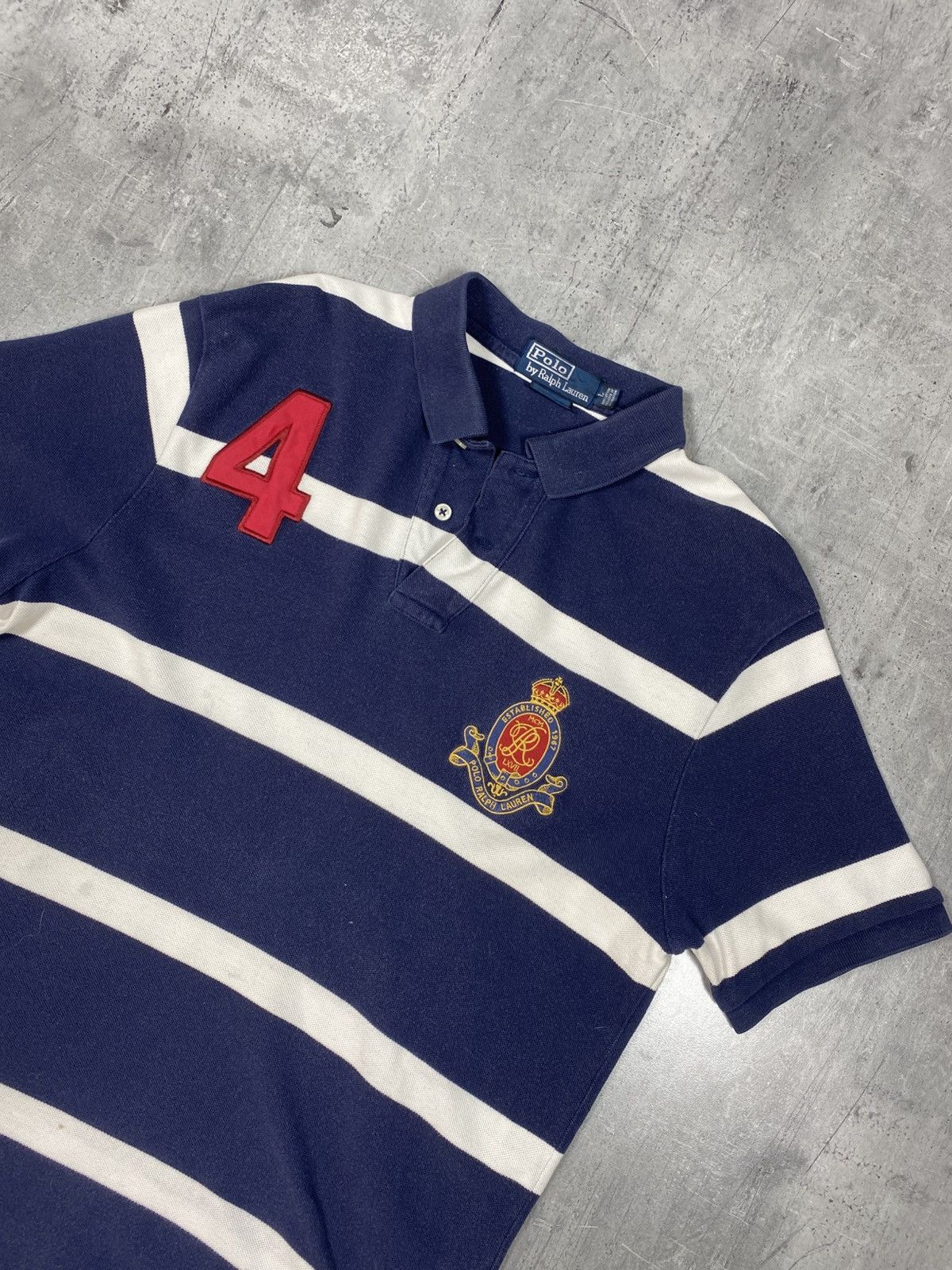 Polo Ralph Lauren Vintage Polo Ralph Lauren Rugby shirt Big Logo Chief Keef Size US L / EU 52-54 / 3 - 2 Thumbnail