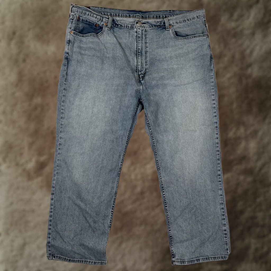 Levi's Levi's 559 Jeans 48x30 Regular Relaxed Straight Light Wash Denim Blue Men 90s Grunge Pants Size US 32 / EU 48 - 1 Thumbnail