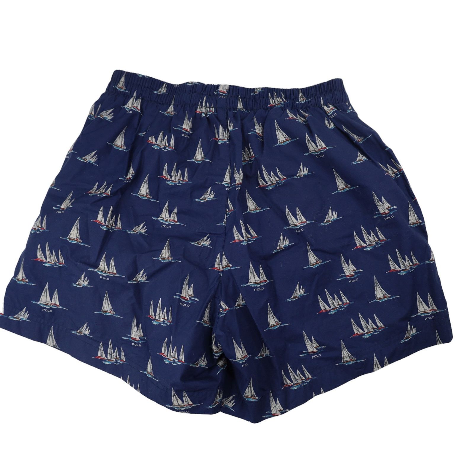 Polo Ralph Lauren × Vintage Vintage Polo Ralph Lauren Allover Ship Print Swim Trunks Size US 30 / EU 46 - 9 Thumbnail