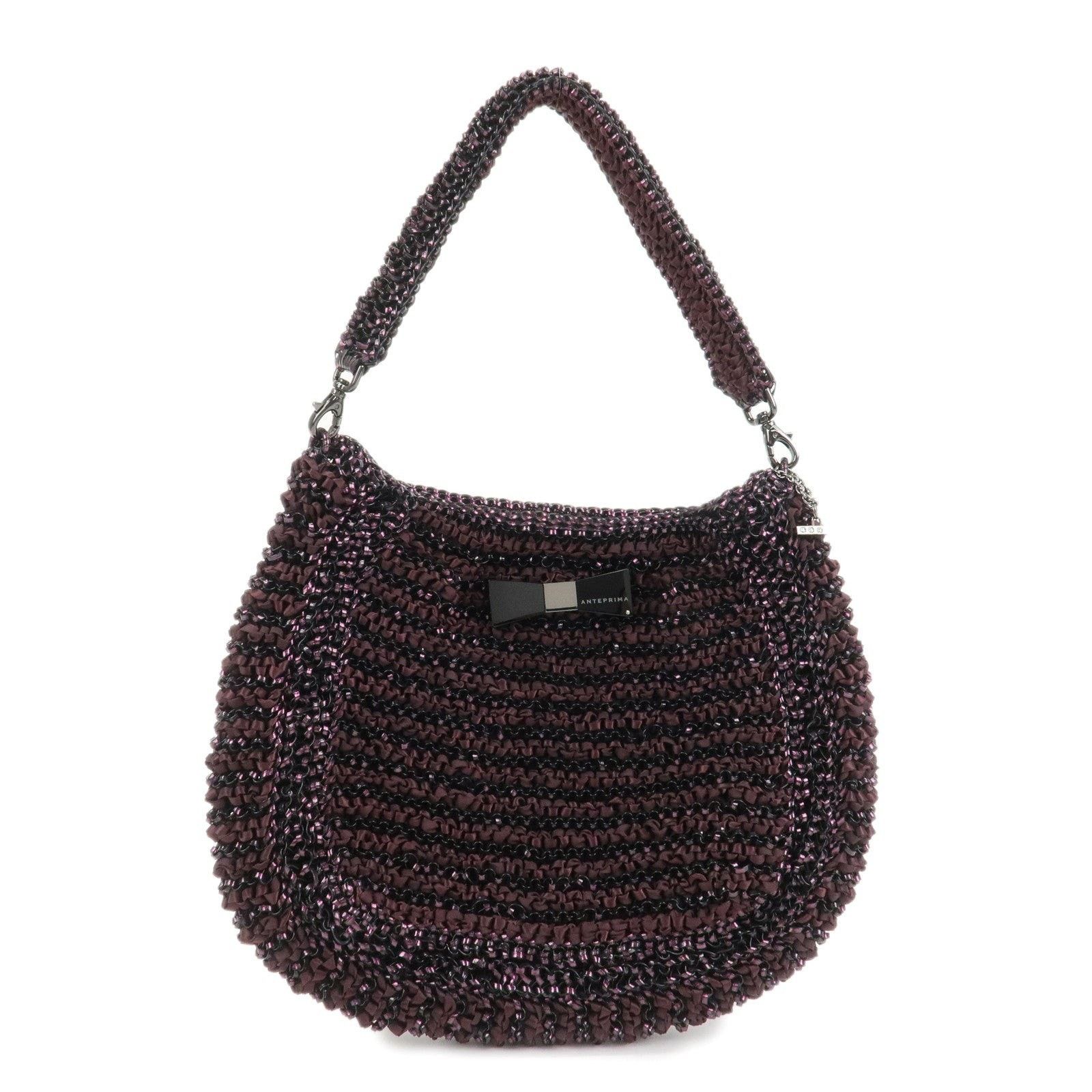 ANTEPRIMA Anteprima Wire Bag PVC Shoulder Burgundy Size ONE SIZE - 1 Thumbnail