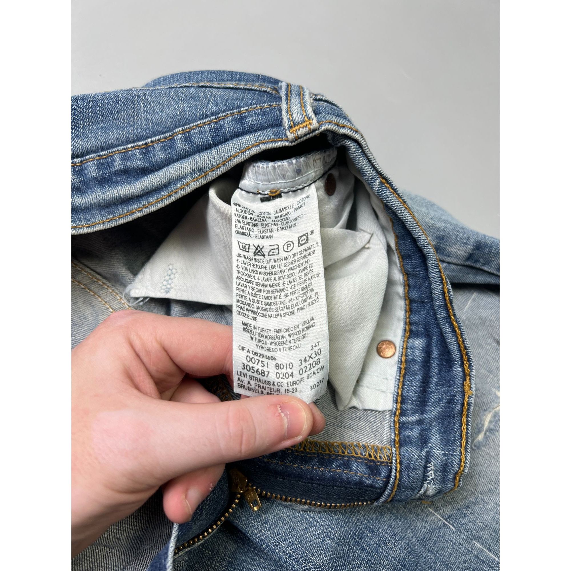 Levi's Levi’s 751 Distressed Denim Jeans Pants (Y1054) Size US 34 / EU 50 - 10 Thumbnail