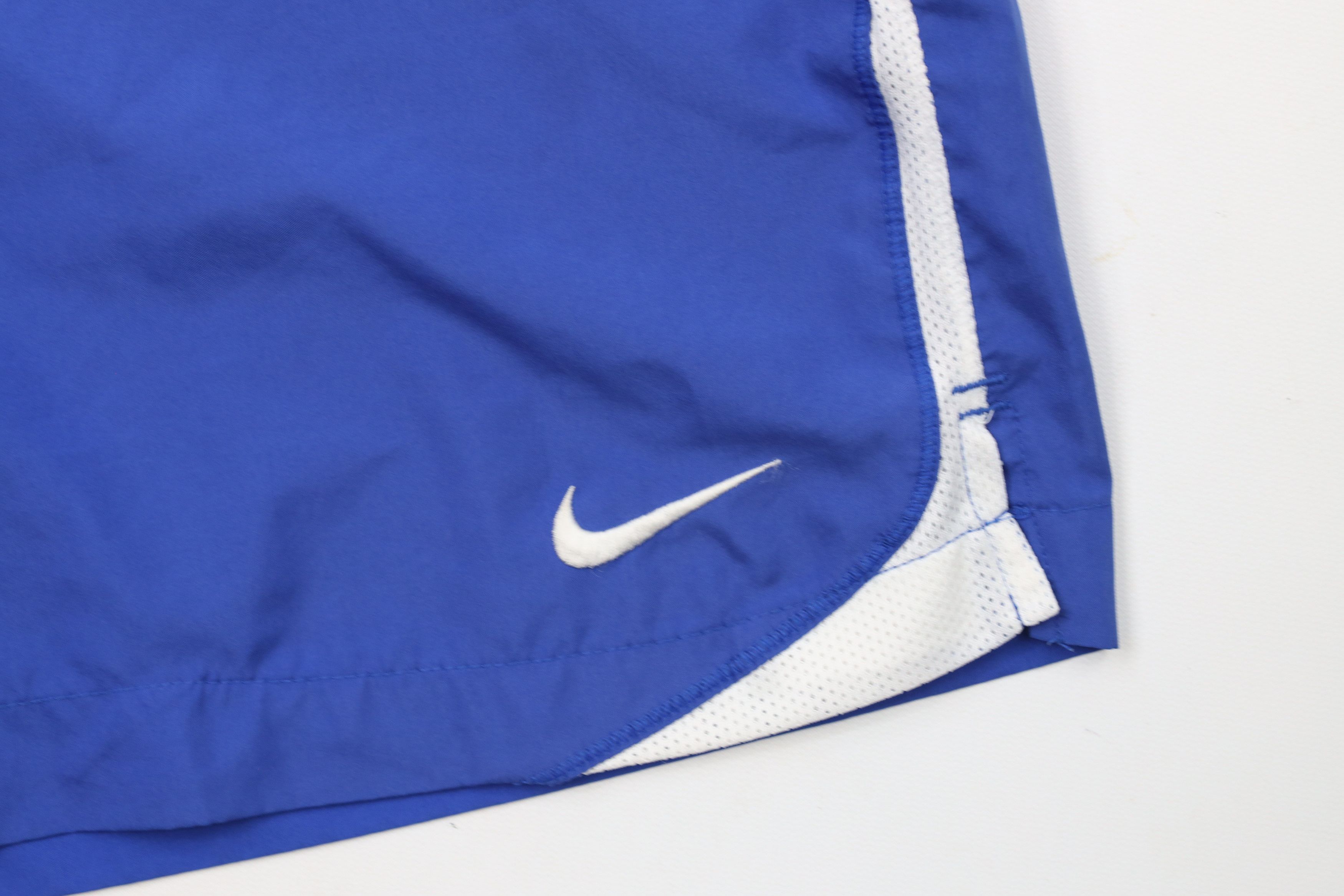 Nike × Vintage Vintage Nike Scott Mini Swoosh Above Knee Soccer Shorts Blue Size US 30 / EU 46 - 5 Thumbnail