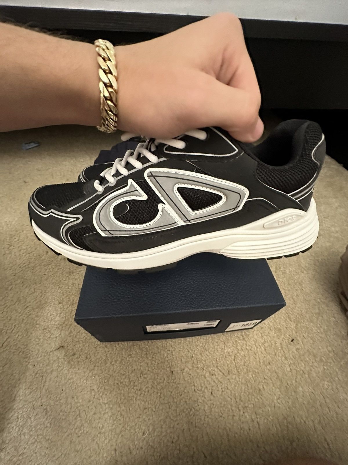 Dior Dior b30 Black and white Size US 9 / EU 42 - 2 Thumbnail