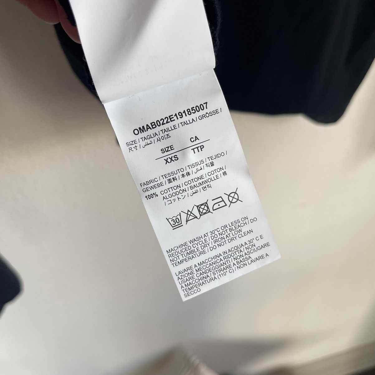 Off-White Off White Fall Winter 19 - 20 Bat Wings Long Sleeve T Shirt Size US XXS / EU 40 - 9 Thumbnail