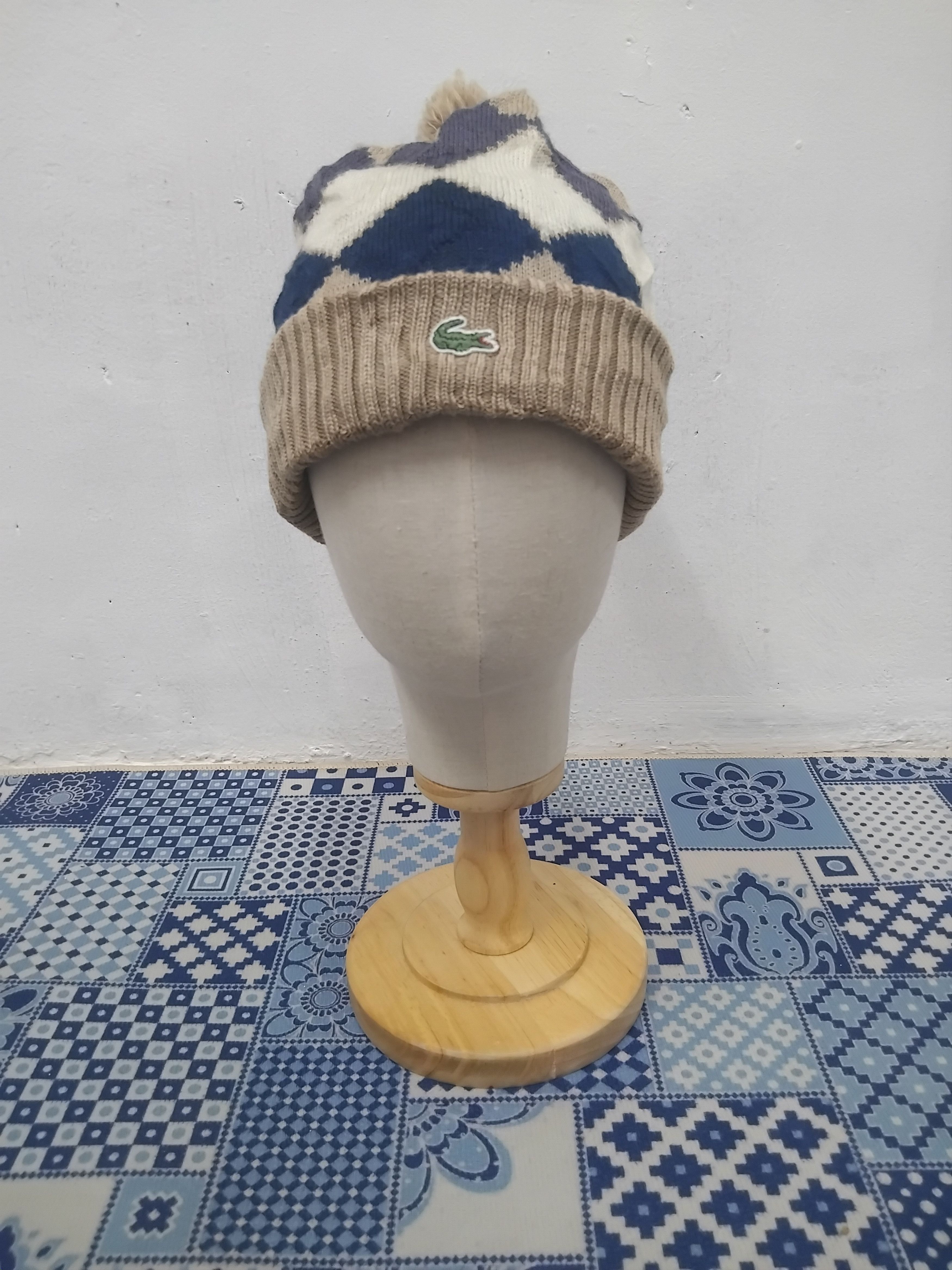 Lacoste 💥Lacoste triangle brown colour beanie Size ONE SIZE - 1 Thumbnail