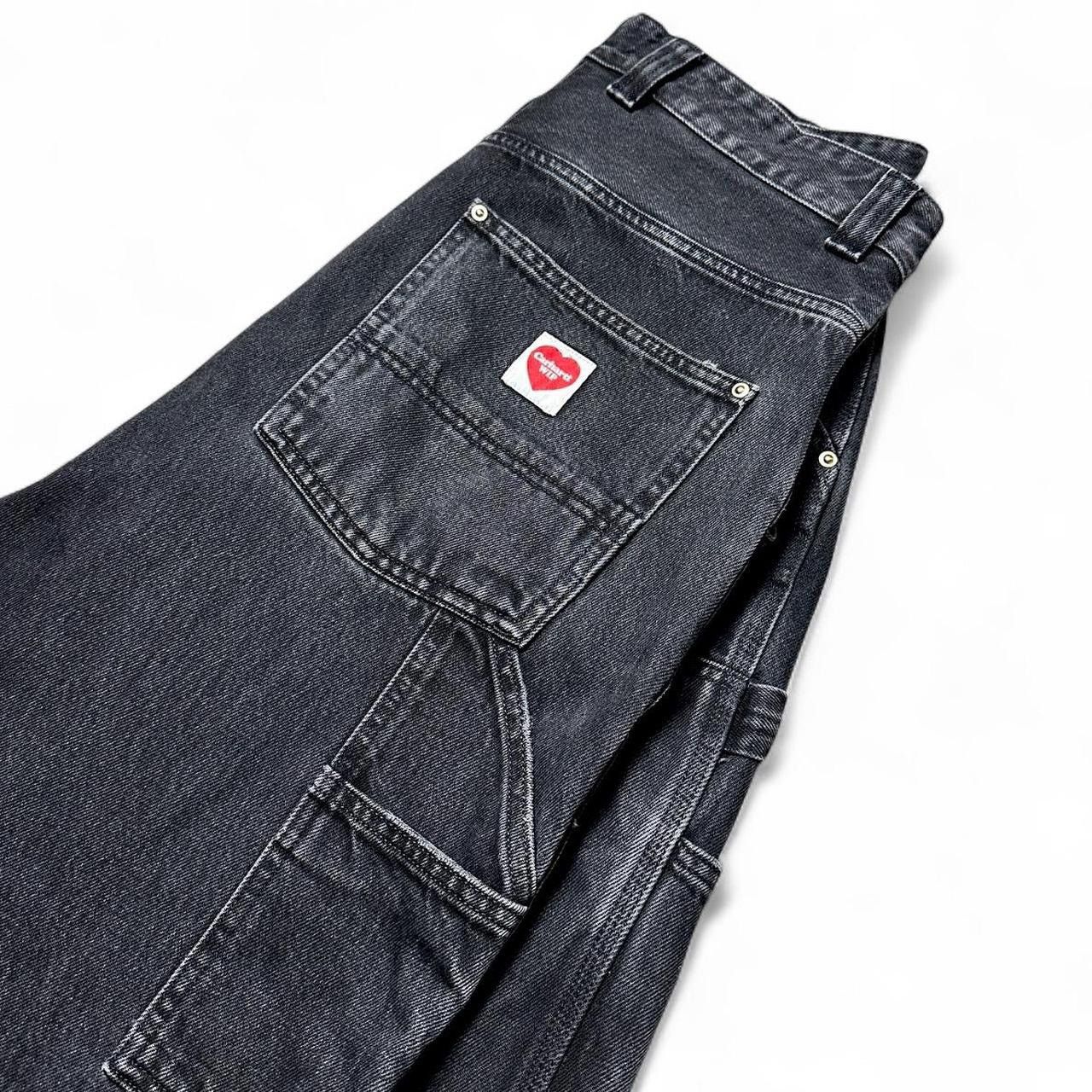 Carhartt Wip Carhartt Work in Progress Nash OG Double Knee Black Pants Size US 34 / EU 50 - 3 Thumbnail
