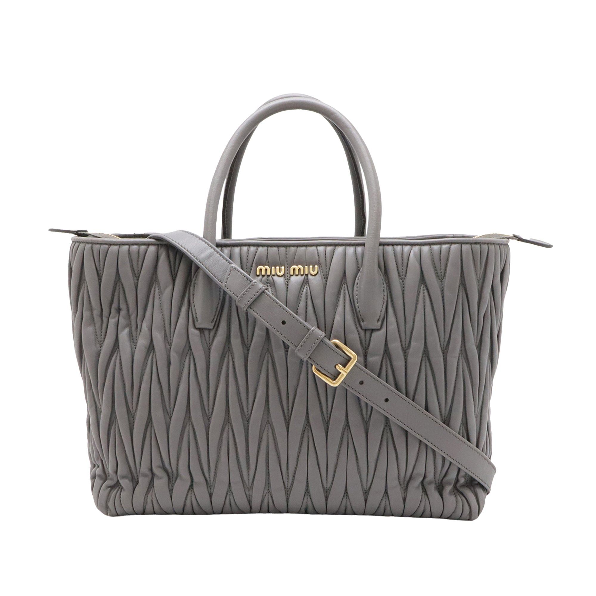 Miu Miu Matelasse Nappa Satchel Size ONE SIZE - 1 Thumbnail