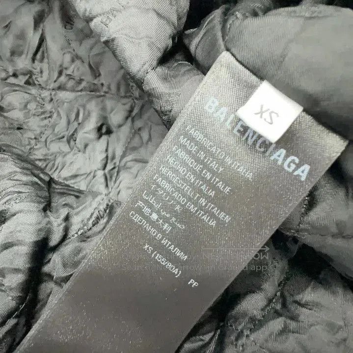 Balenciaga Balenciaga Black Logo Oversized Leather Jacket. Size US XS / EU 42 / 0 - 3 Thumbnail