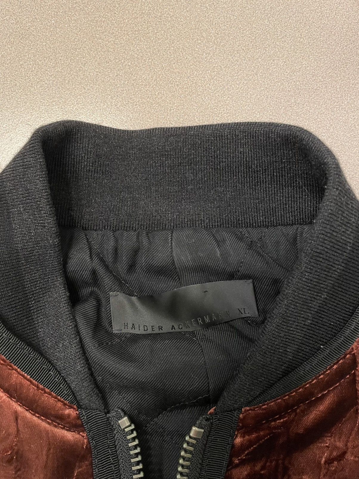 Haider Ackermann Crushed velvet bomber Size US XL / EU 56 / 4 - 4 Thumbnail