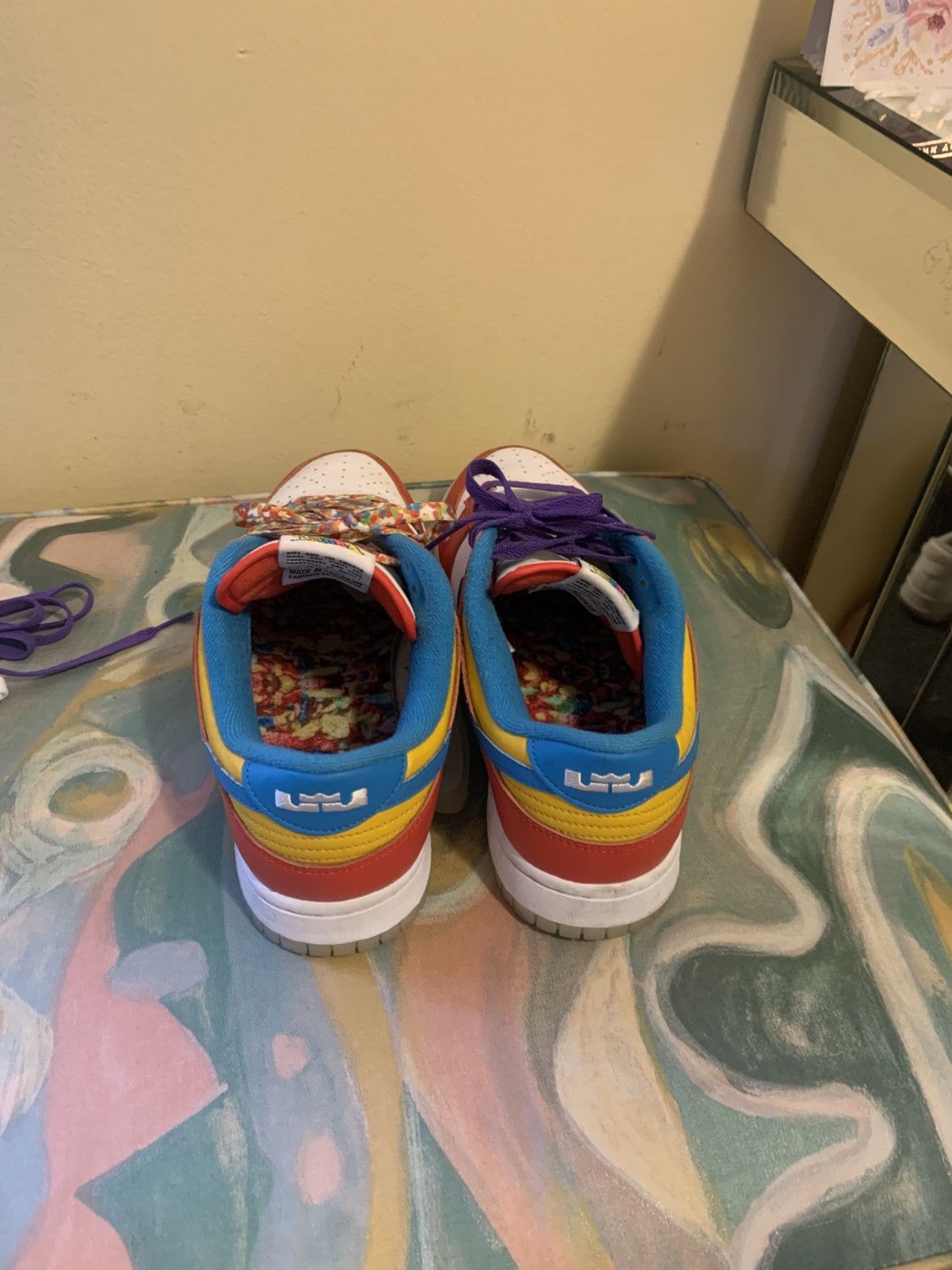 Nike Fruity pebble dunks Size US 8 / EU 41 - 2 Thumbnail
