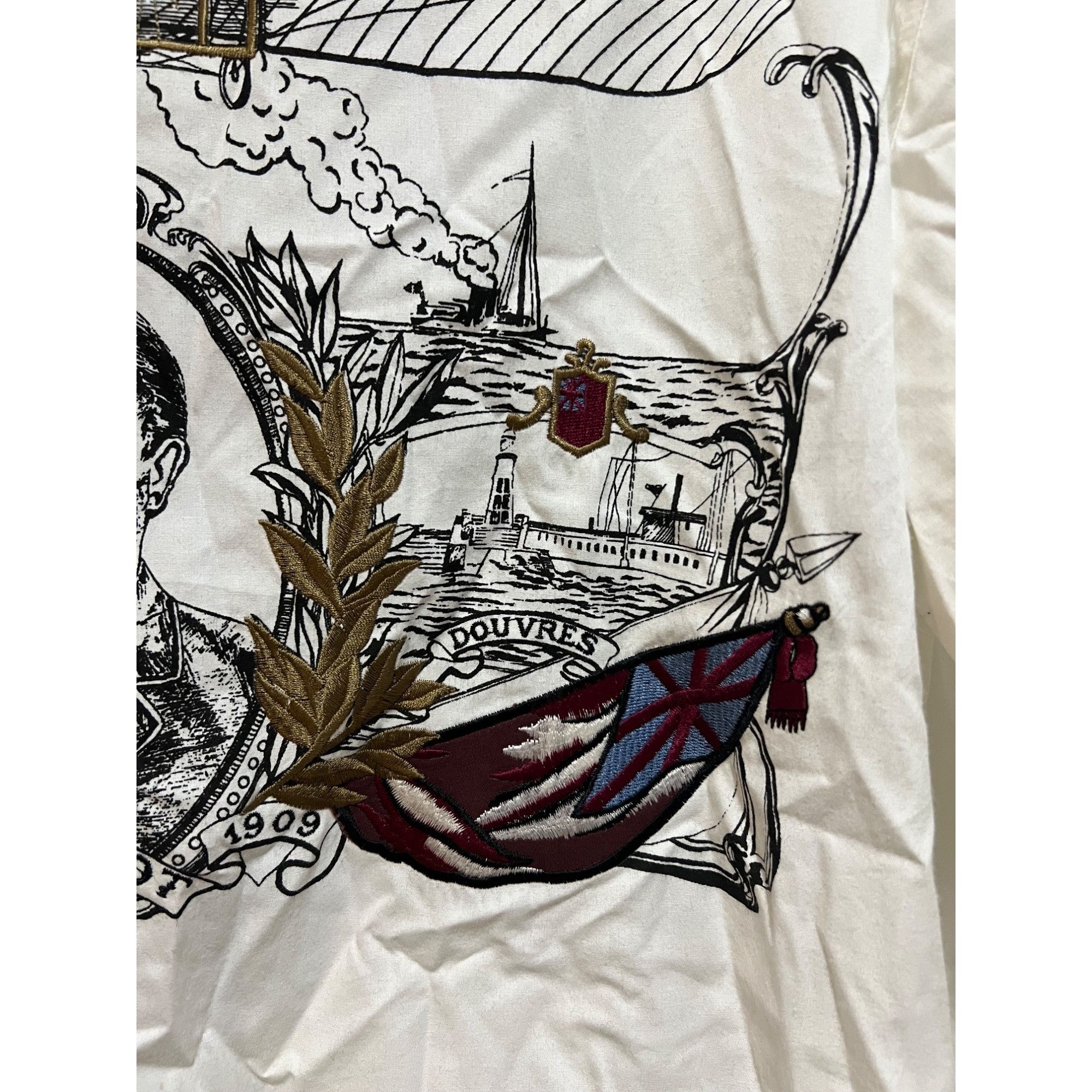 BUGATCHI × Vintage Vintage Bugatchi Embroidered Button Up Dress Shirt - Size M Size US M / EU 48-50 / 2 - 2 Thumbnail