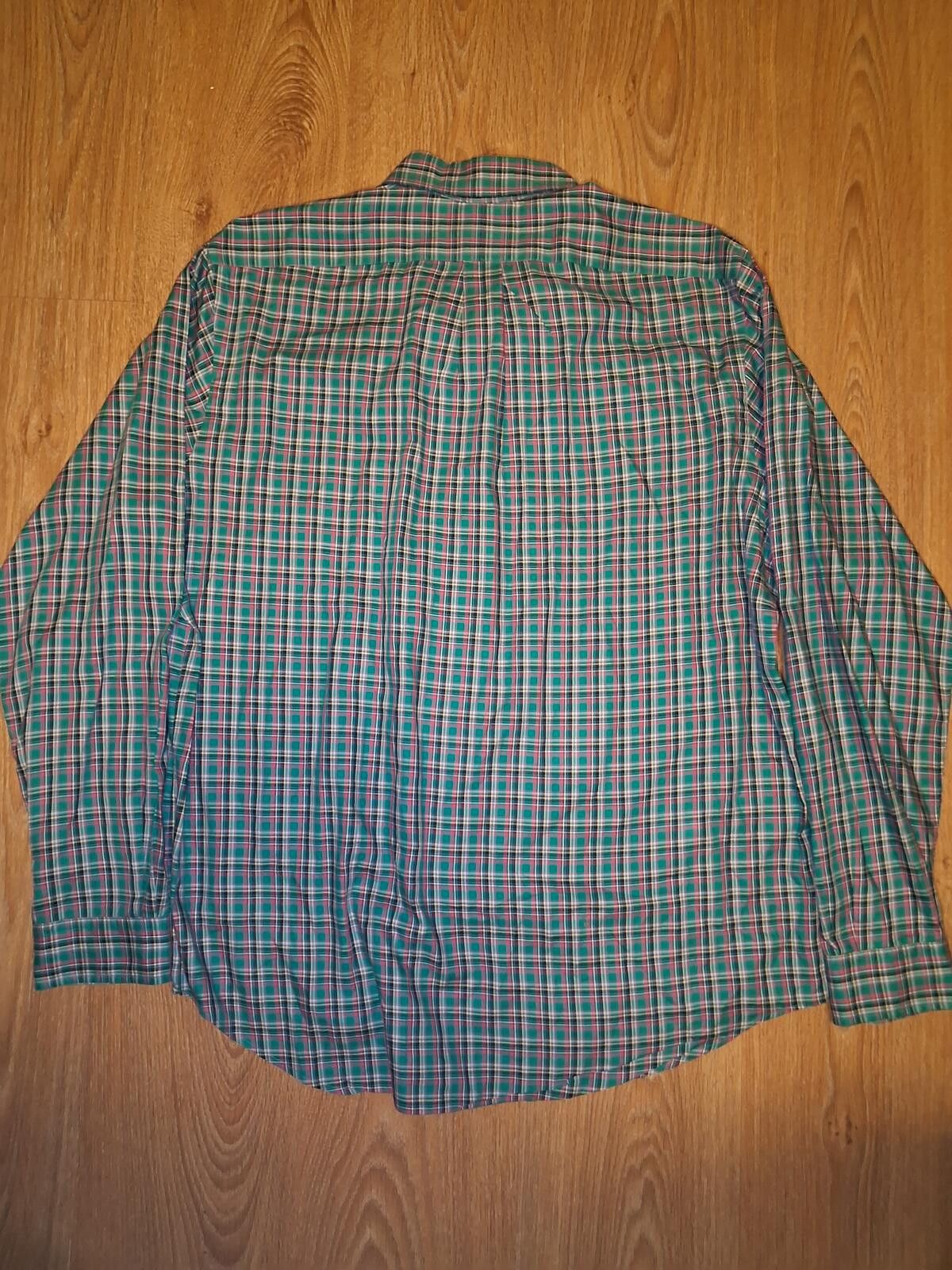 Polo Ralph Lauren Polo Ralph Lauren Button Up Shirt Mens XL Green Plaid Cotton Size US XL / EU 56 / 4 - 7 Thumbnail