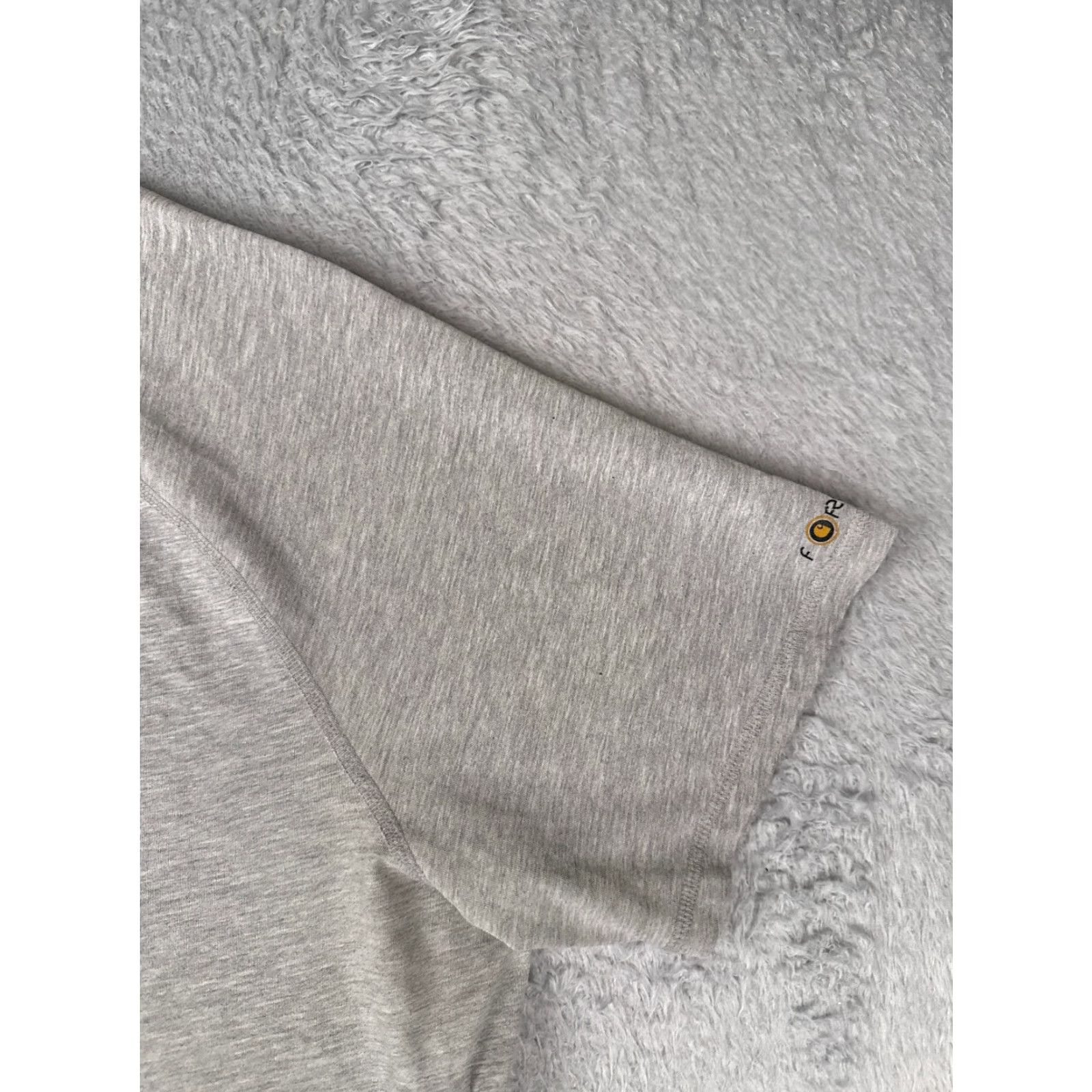 Carhartt Carhartt Mens T-Shirt 2XL Gray Short Sleeve Crew Neck Pocket Cotton Blend Vintage No Size US XXL / EU 58 / 5 - 2 Thumbnail