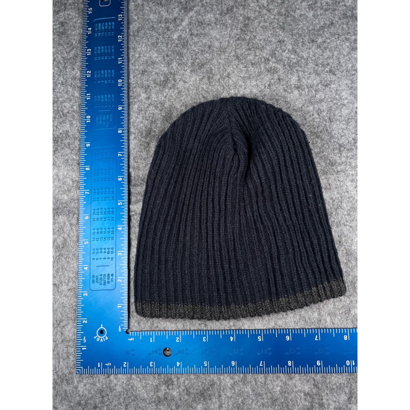 Walmart Walmart Beanie Mens One Size Blue Double Knit Acrylic Polyester Blend Ski Hat/Toque Size ONE SIZE - 3 Thumbnail