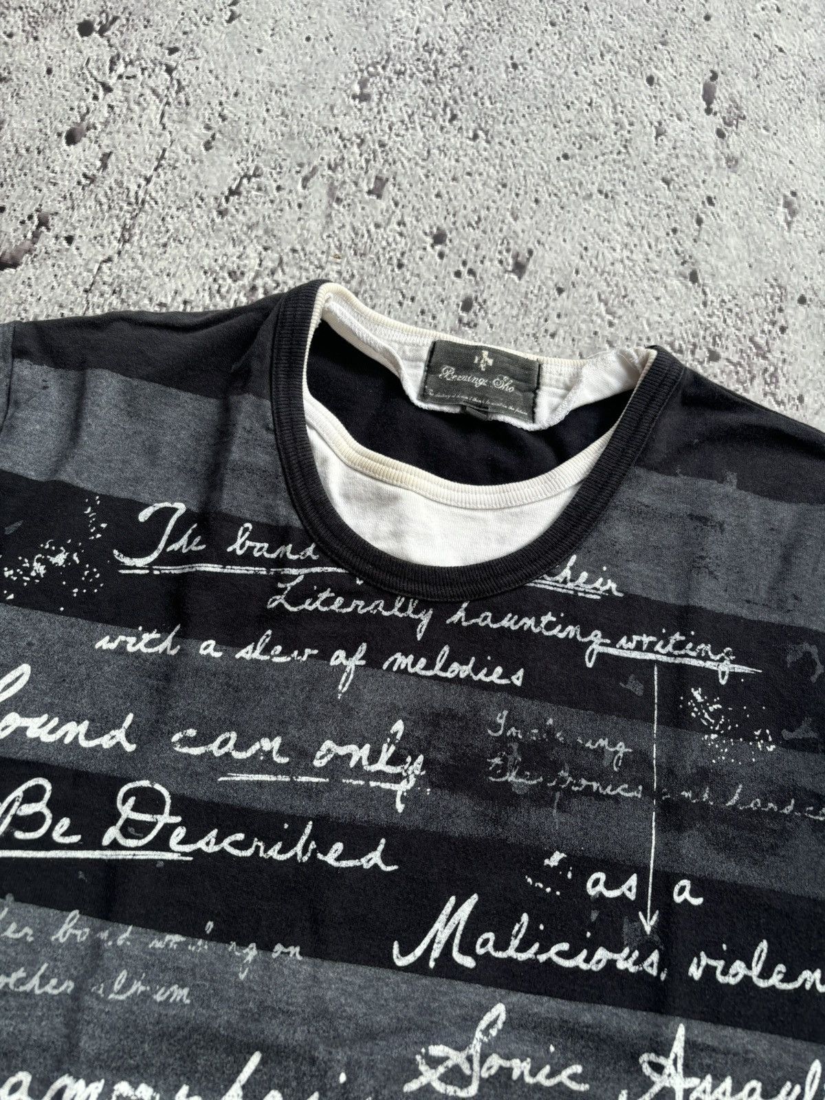 Hysteric Glamour Y2k Double layer berning sho stripe ifsix punk style Tshirt Size US L / EU 52-54 / 3 - 4 Thumbnail