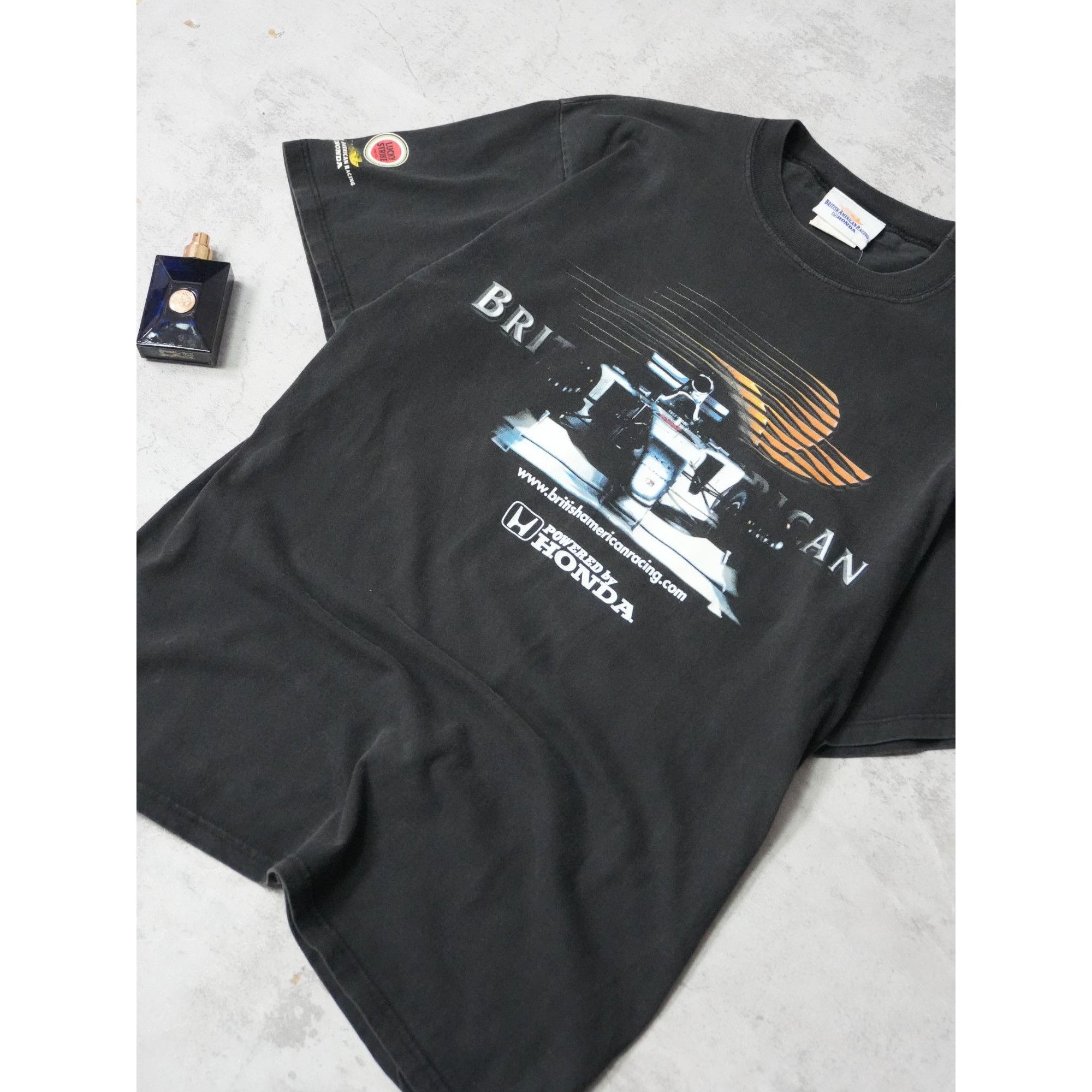 Other Vintage 90s Honda British American Racing T Size US L / EU 52-54 / 3 - 1 Thumbnail