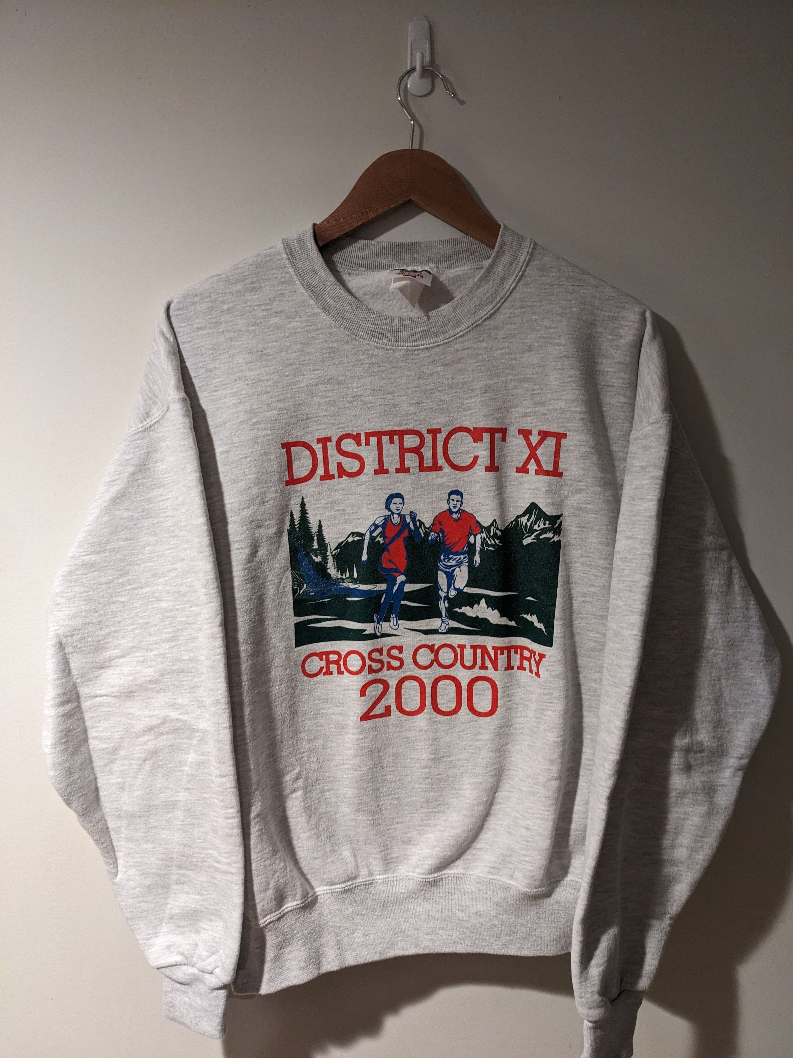 Vintage Vintage 2000 District XI Cross Country Track Sweatshirt Size US M / EU 48-50 / 2 - 1 Thumbnail