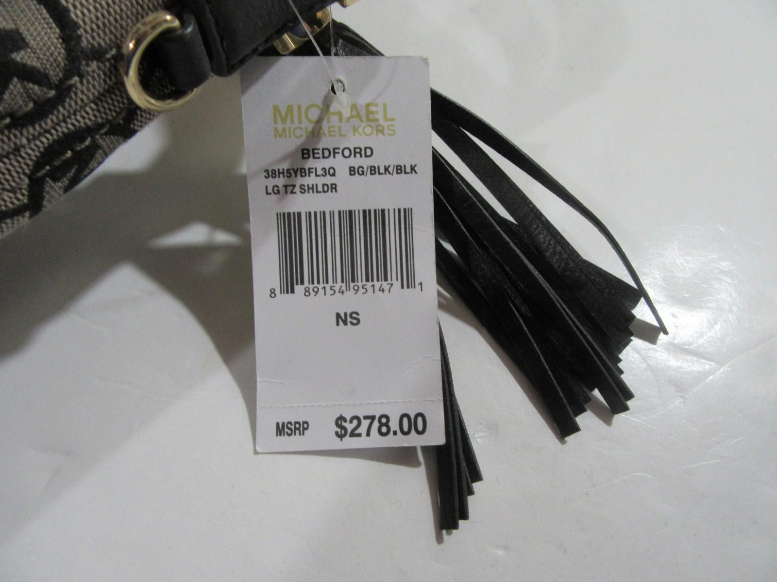 Michael Kors Michael Kors Bedford Large Top Zip Monogram Tote NWT Size ONE SIZE - 6 Thumbnail