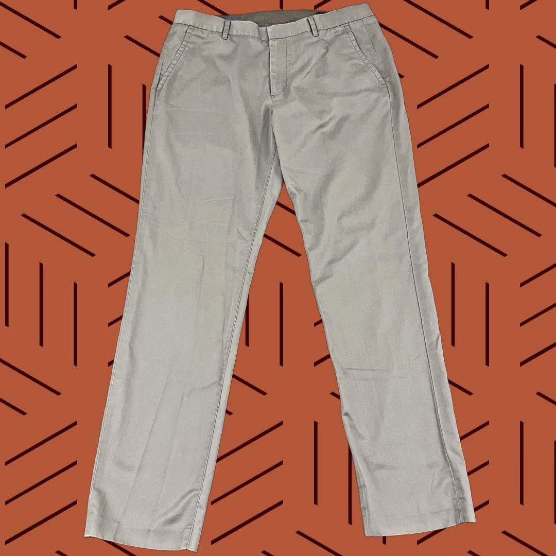Bonobos Bonobos Friday Pants Men 33 x 32 Athletic Fit Gray Workwear Office Slacks Casual Size US 33 - 1 Thumbnail
